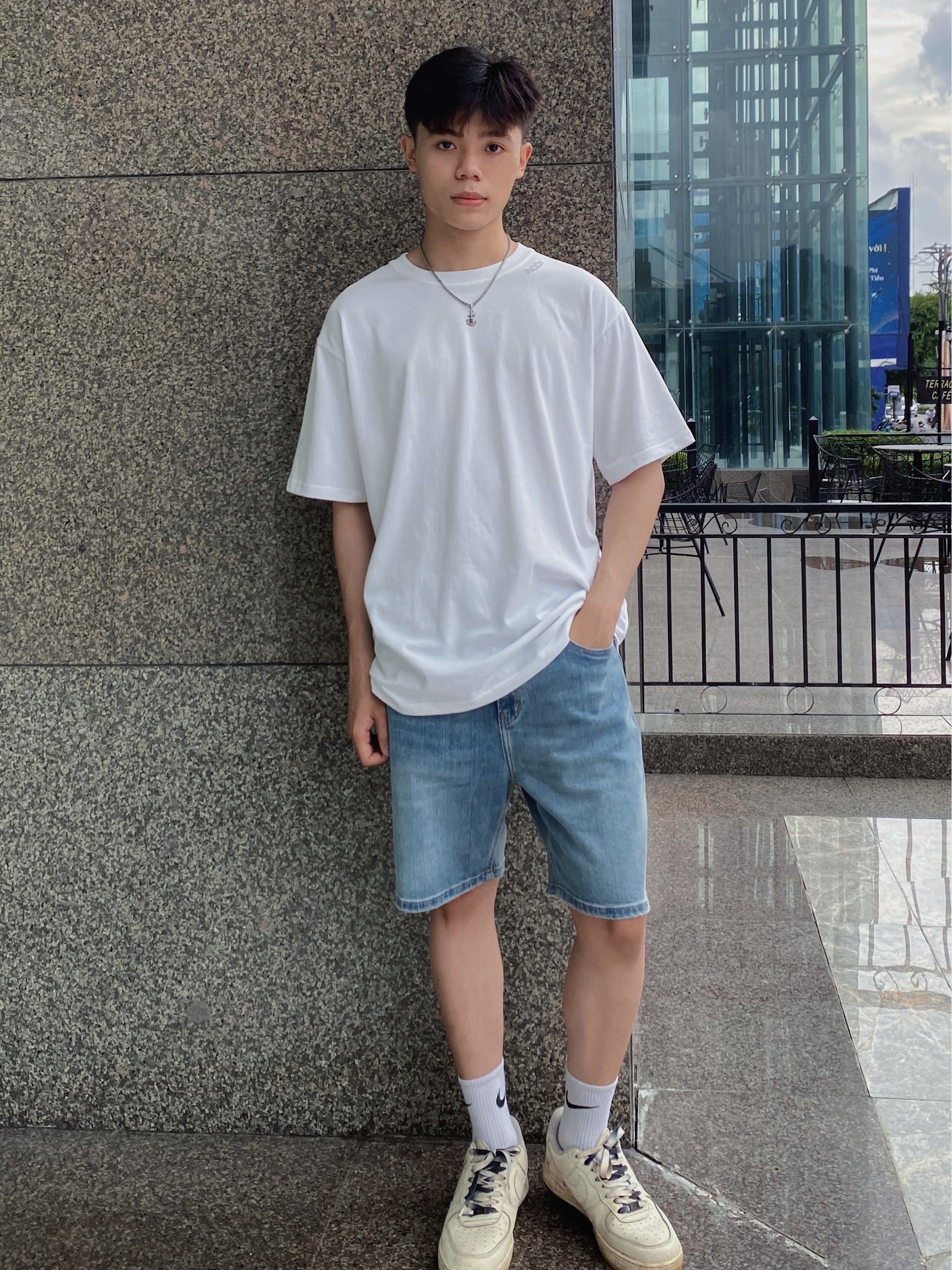 S3242 - S short J nam 2 túi trước