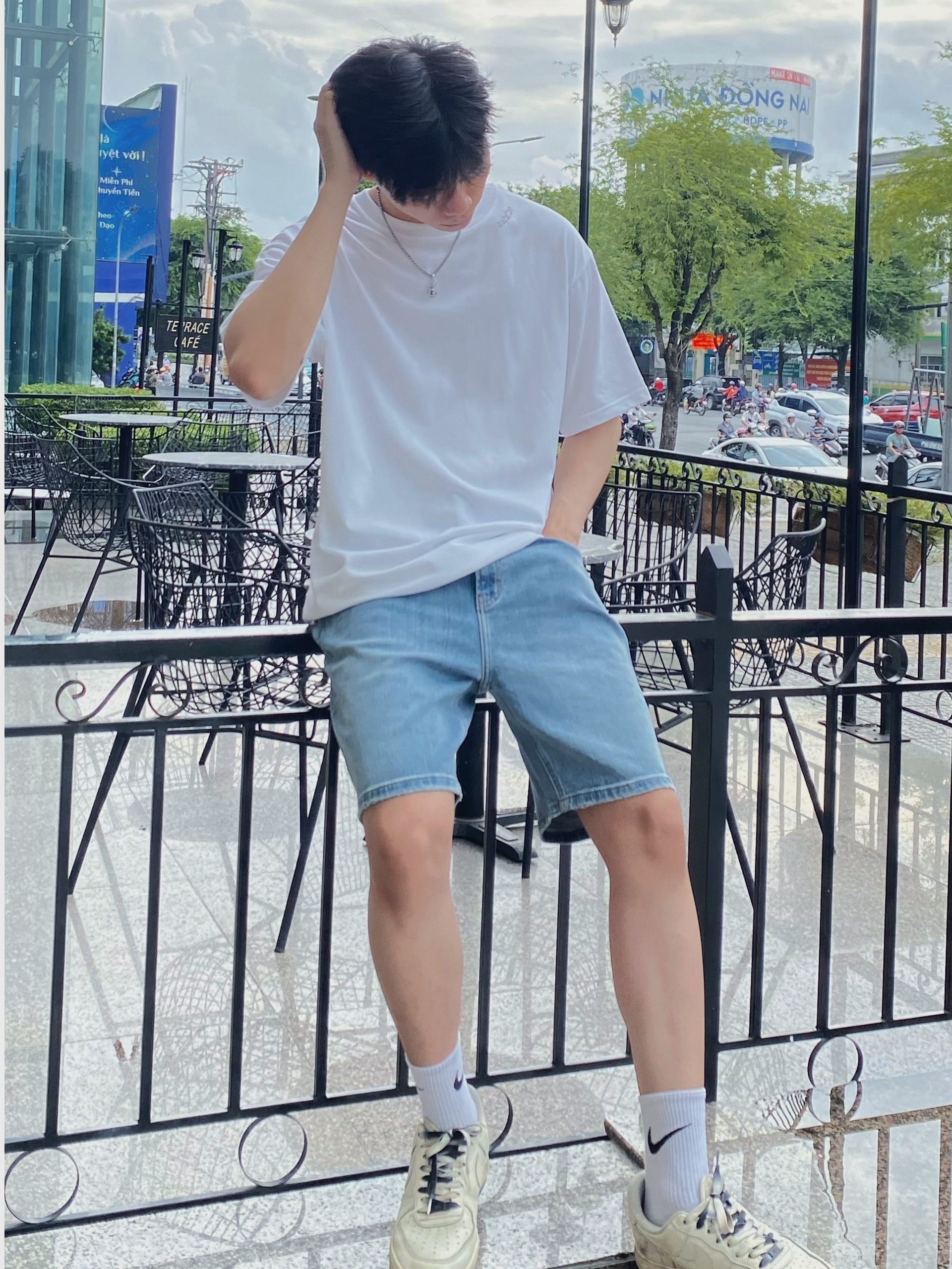 S3242 - S short J nam 2 túi trước