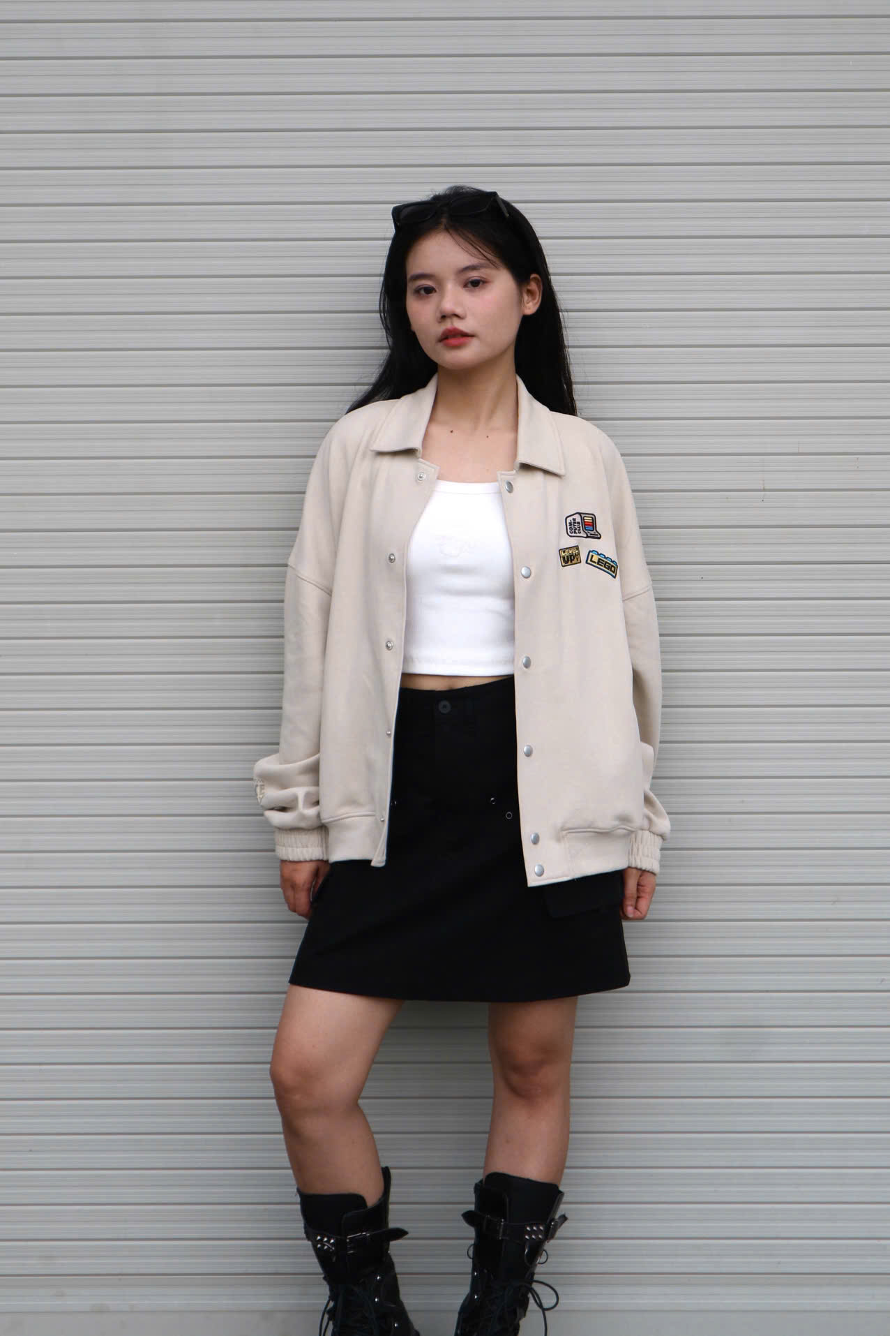 V3530 - 	V váy ngắn túi hộp