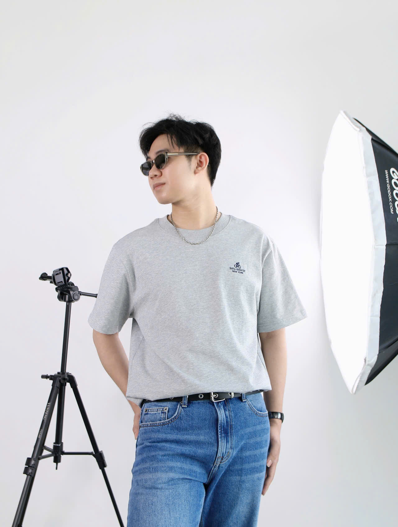 A27697 - A thun nam TN cổ tròn 1203 thêu So