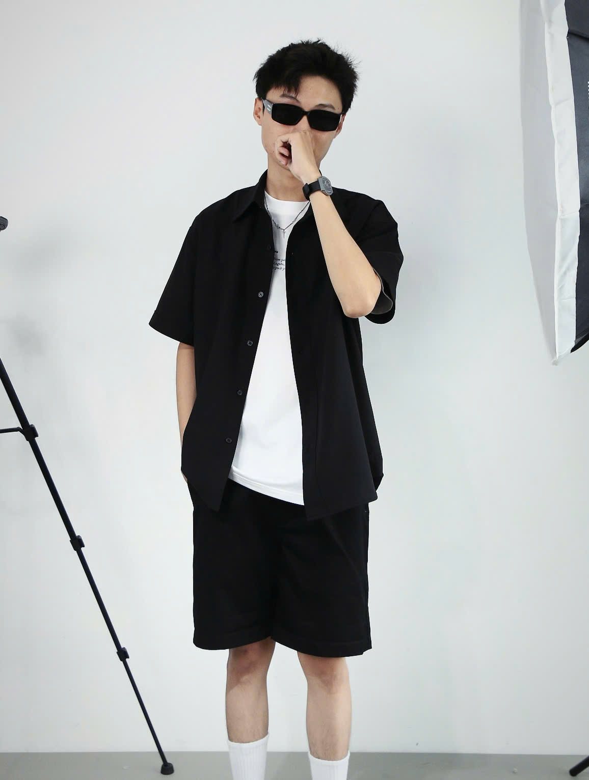 A27835 - A thun nam TN cổ tròn 2703 thêu Re