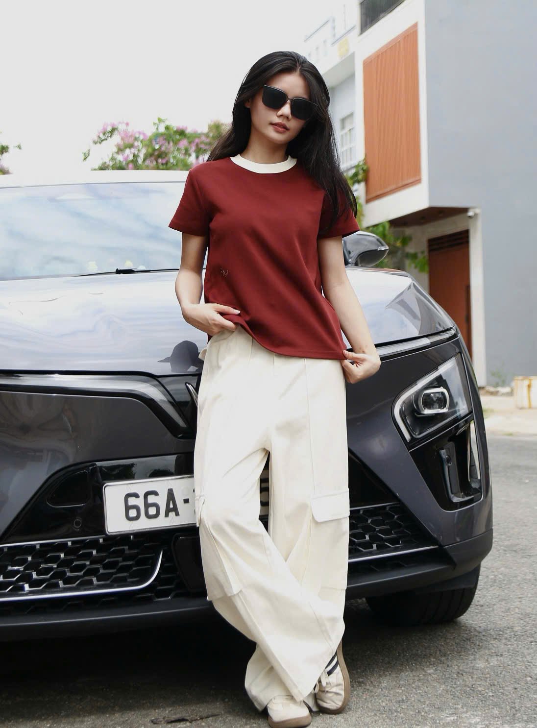 A27858 - A thun form gọn thêu The sun