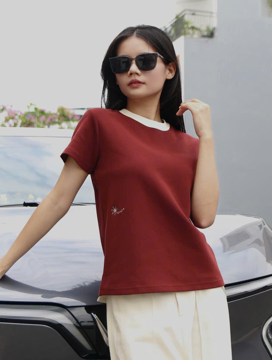 A27858 - A thun form gọn thêu The sun