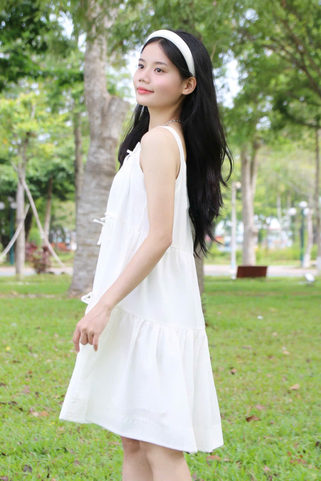 D5960 - D 2 dây 3 tầng đính nơ