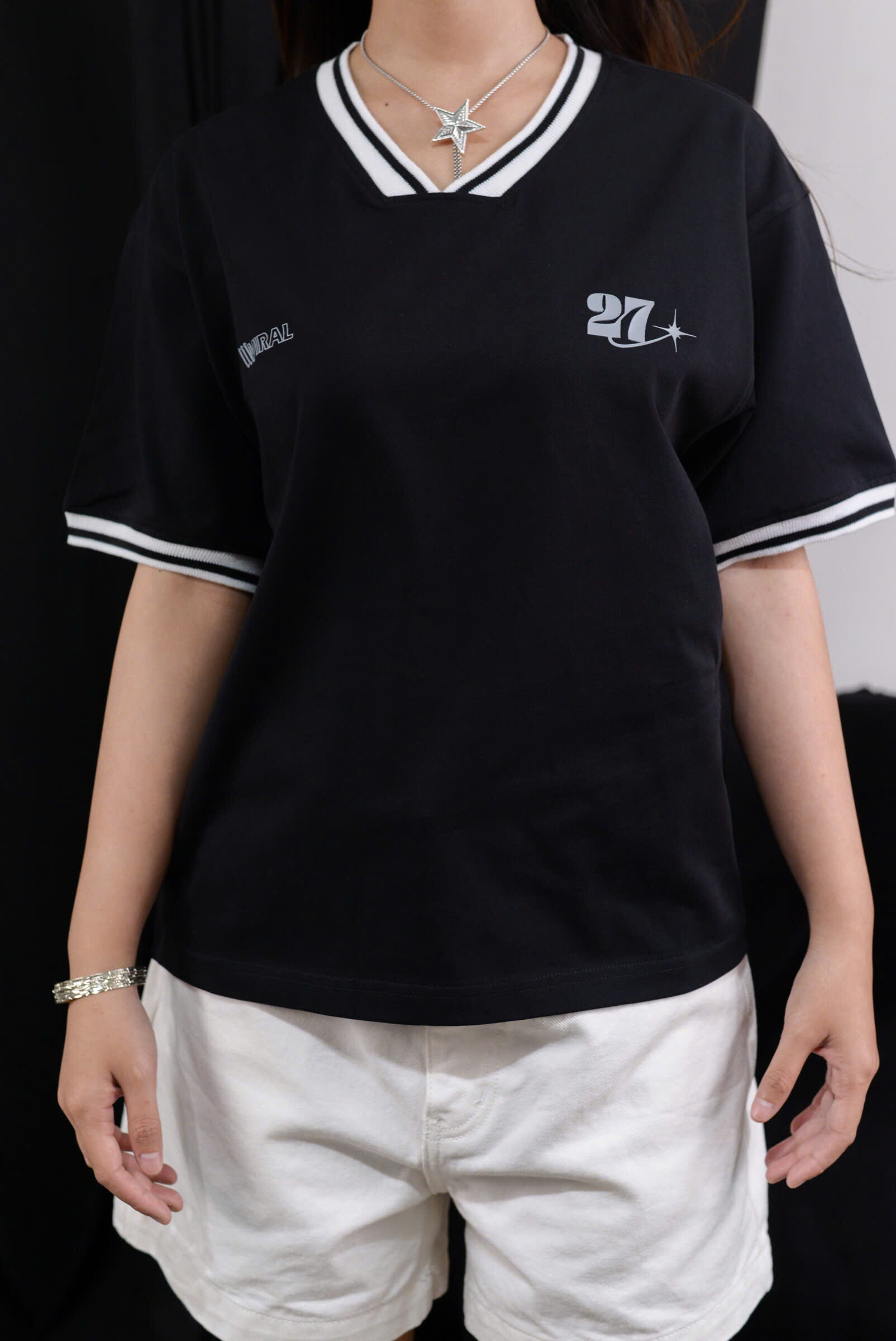 A27698 - A thun TN phối bo cổ tim&tay