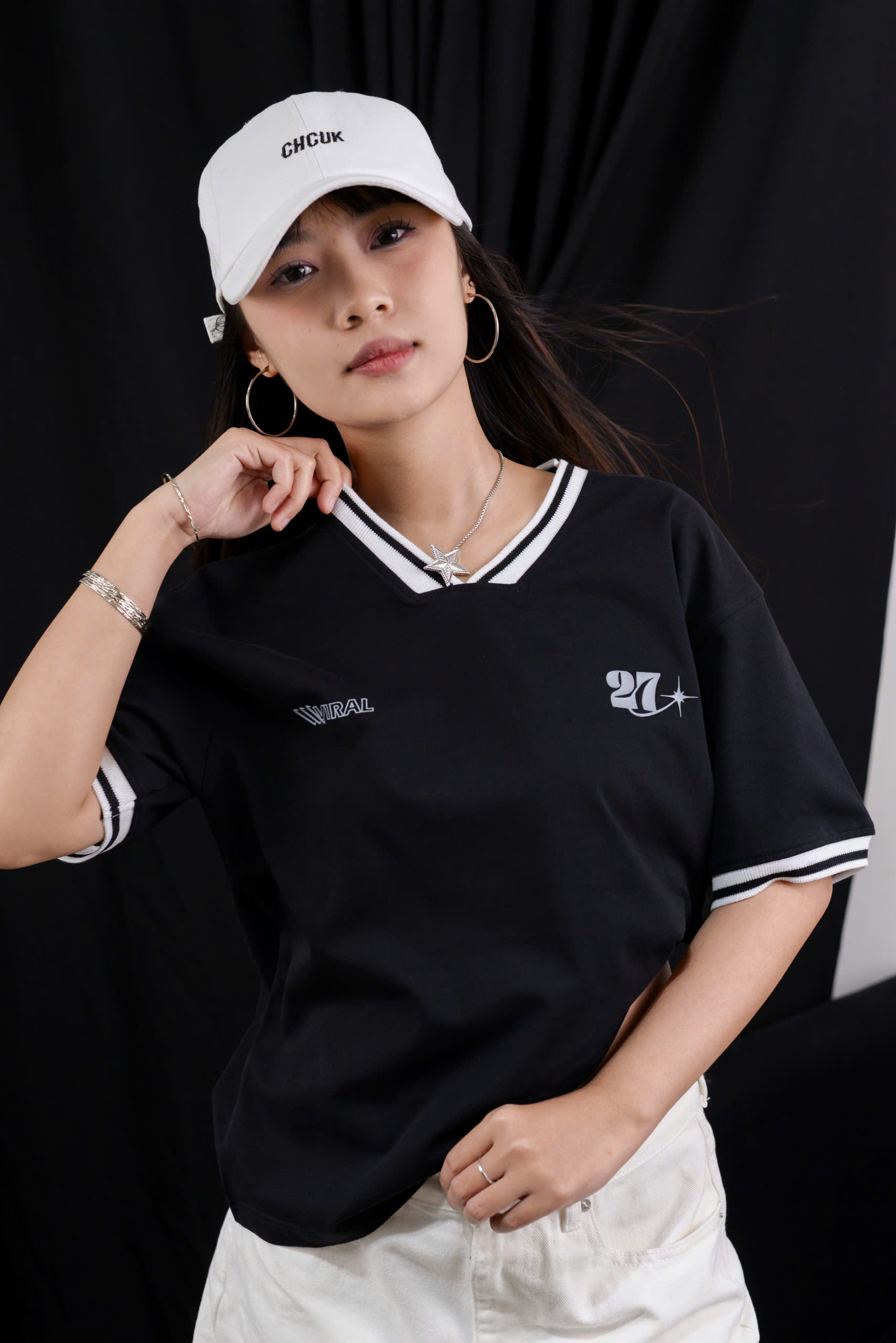 A27698 - A thun TN phối bo cổ tim&tay