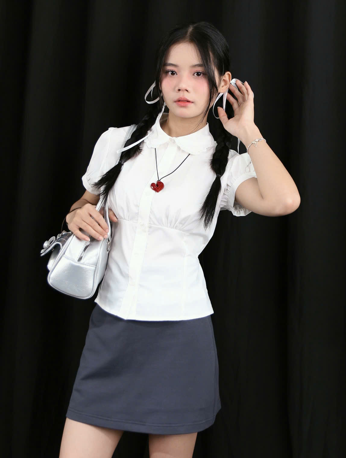A27856 - A kiểu TN dún ngực rã dọc
