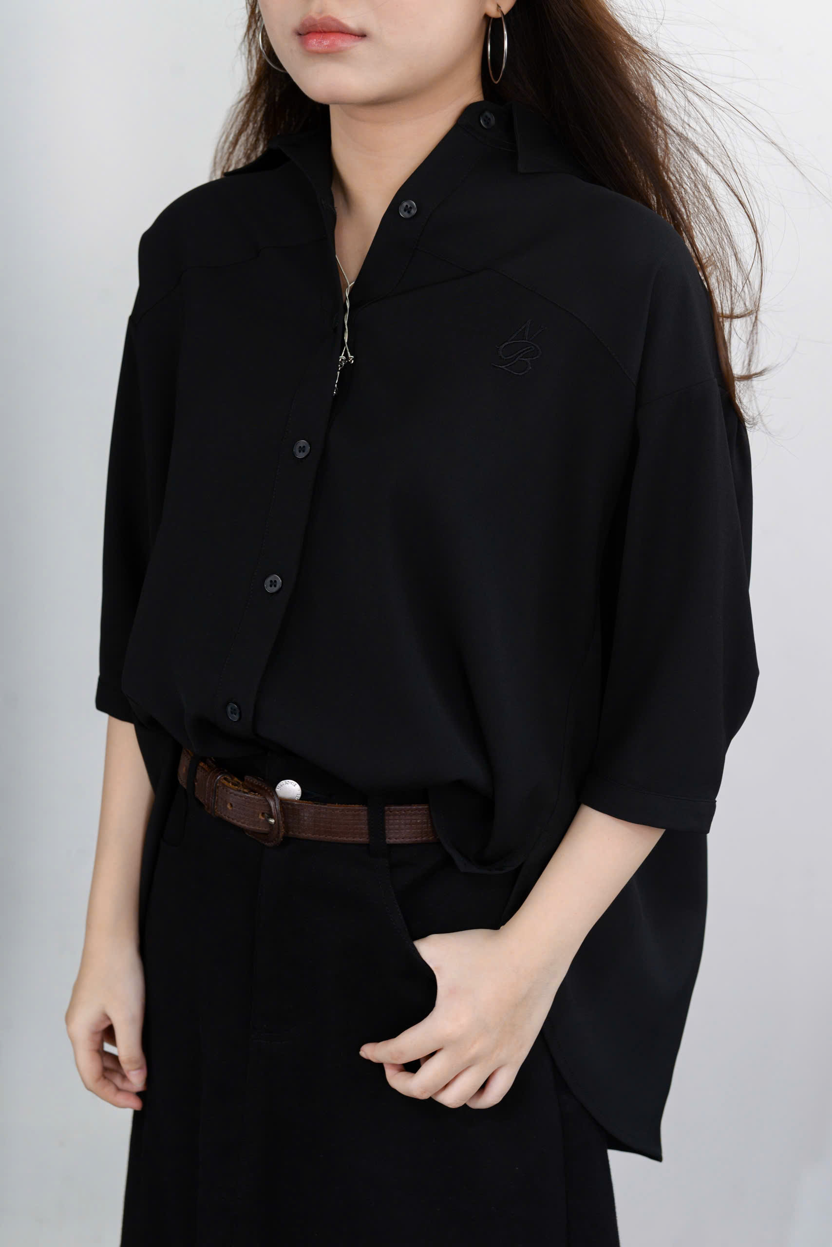 A27808 - A Smi thêu NB xếp li TS