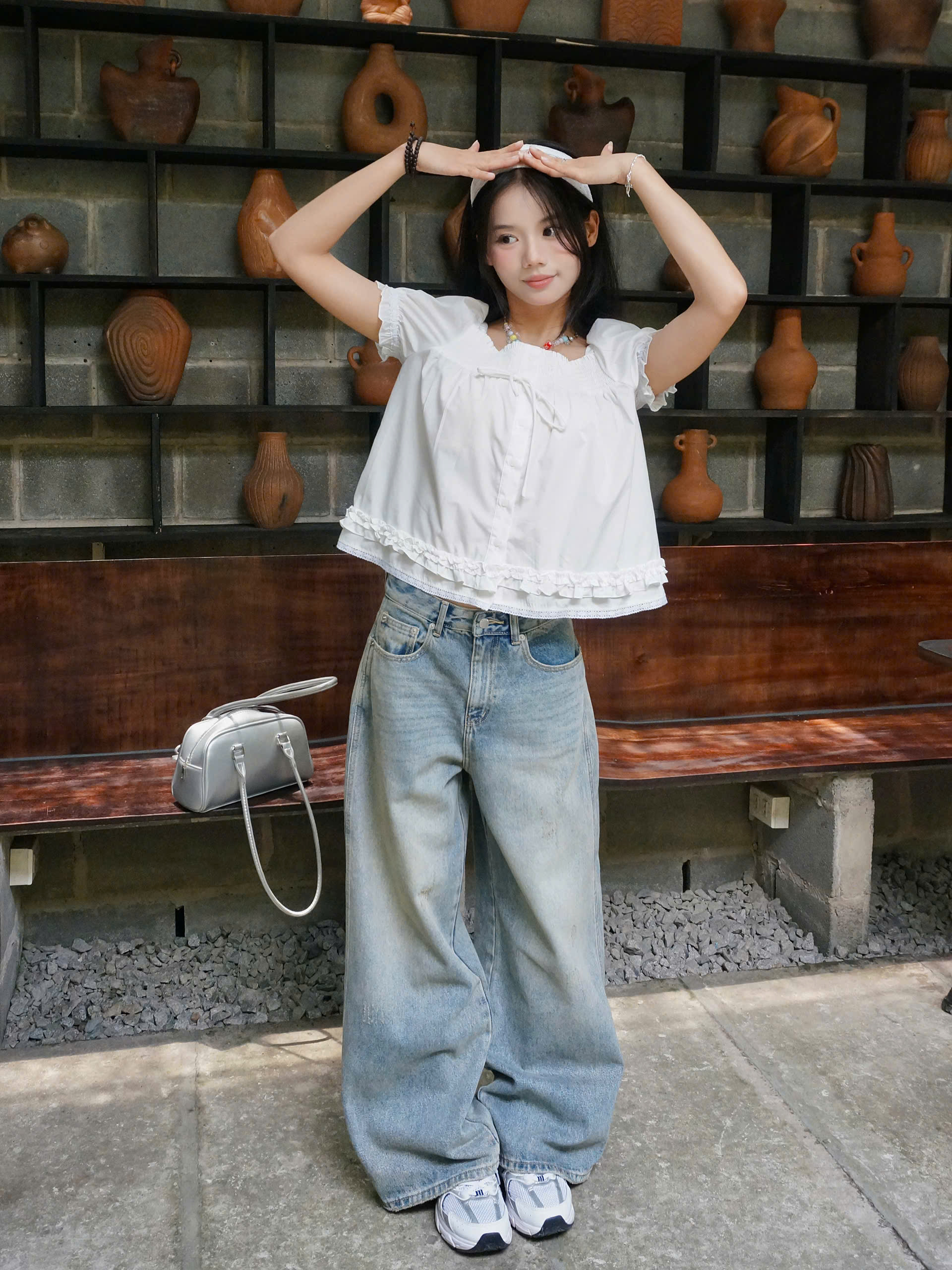 Q8453 - Q culottes J rách lai