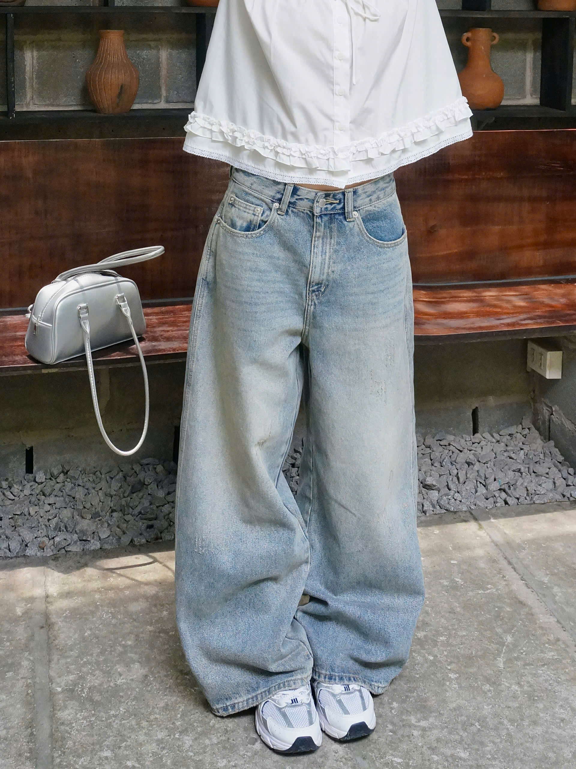 Q8453 - Q culottes J rách lai