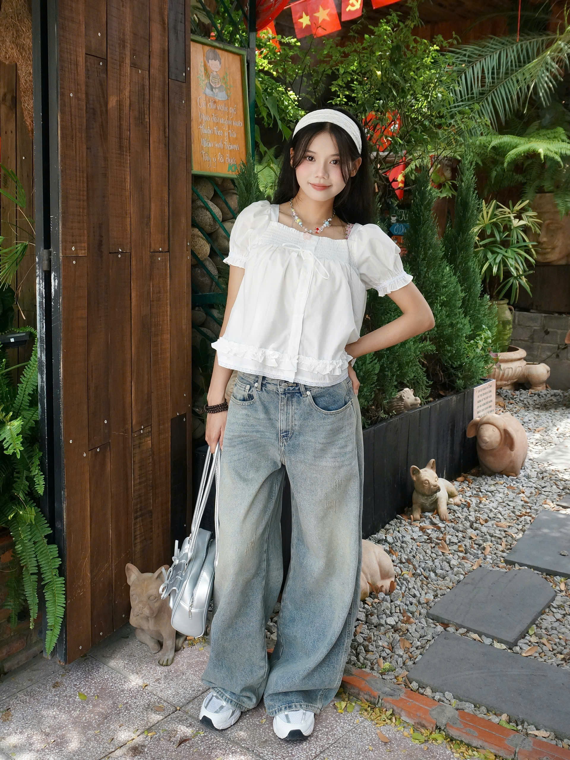 Q8453 - Q culottes J rách lai