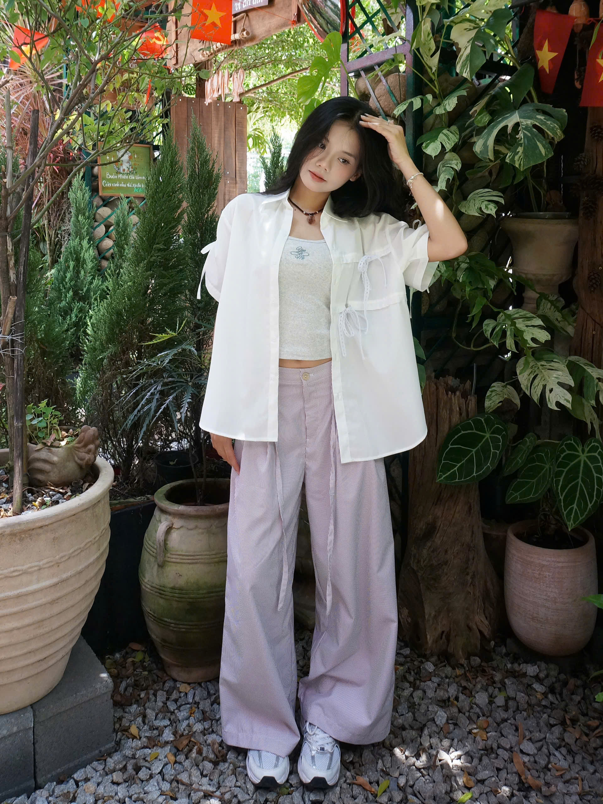 Q8457 - Q culottes buộc dây lưng