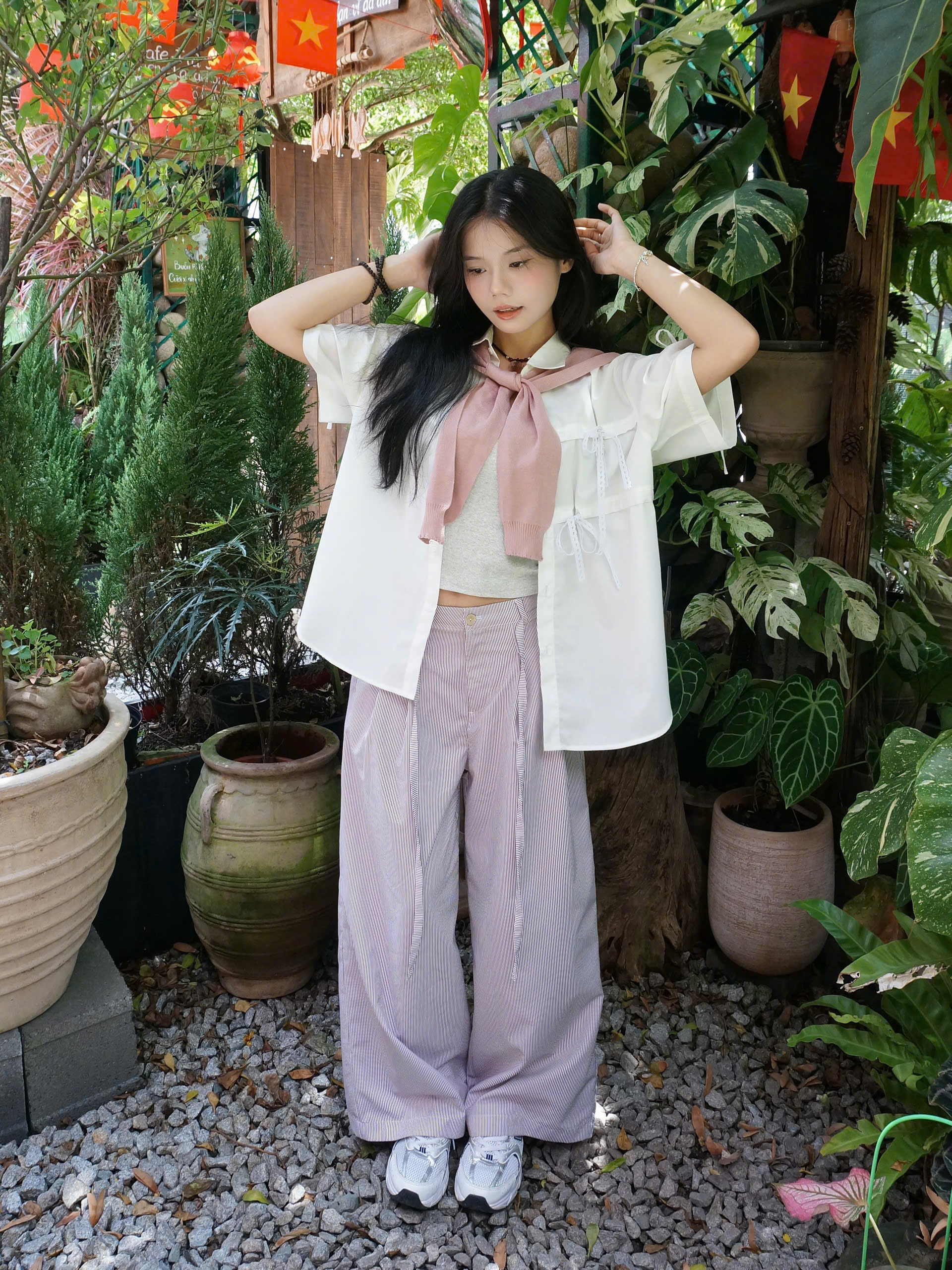 Q8457 - Q culottes buộc dây lưng