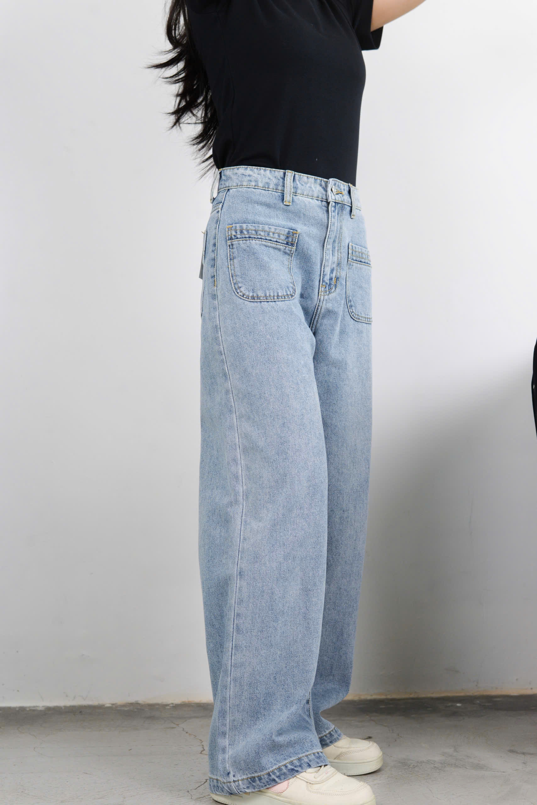 Q8511 - Q culottes J 2 túi trước