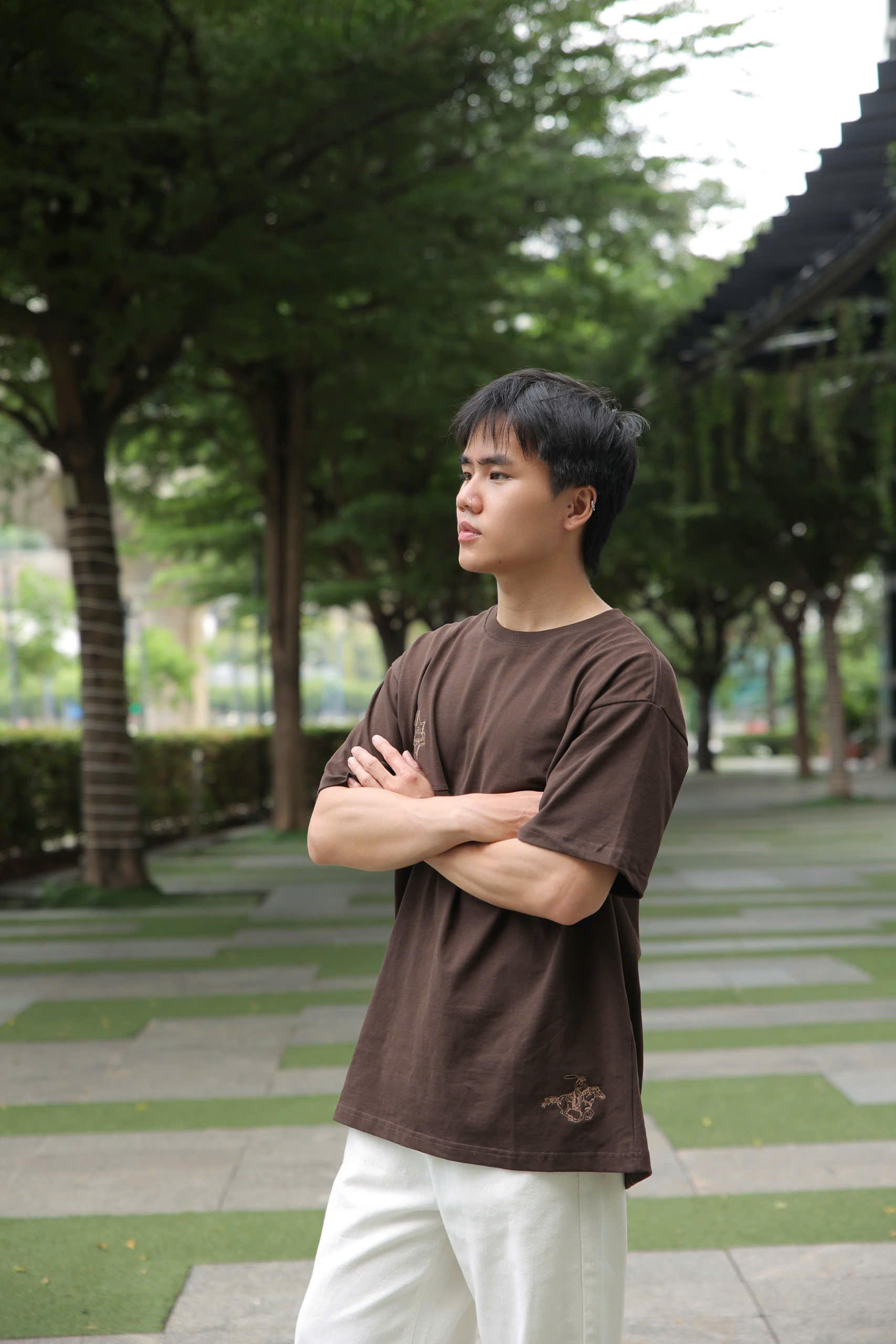 A27862 - A thun nam TN thêu CO