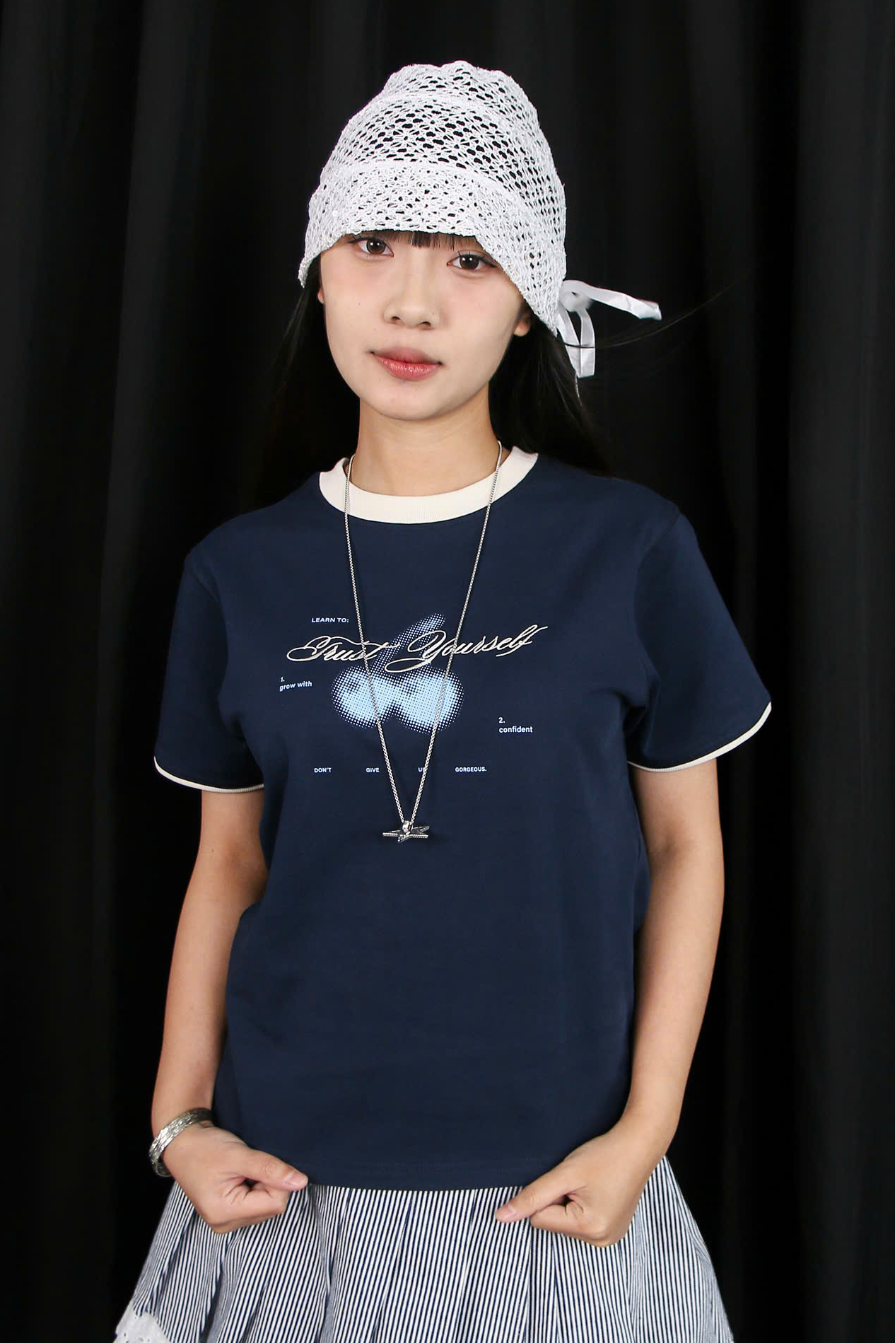 A28053 - A thun babytee in thêu Cherry