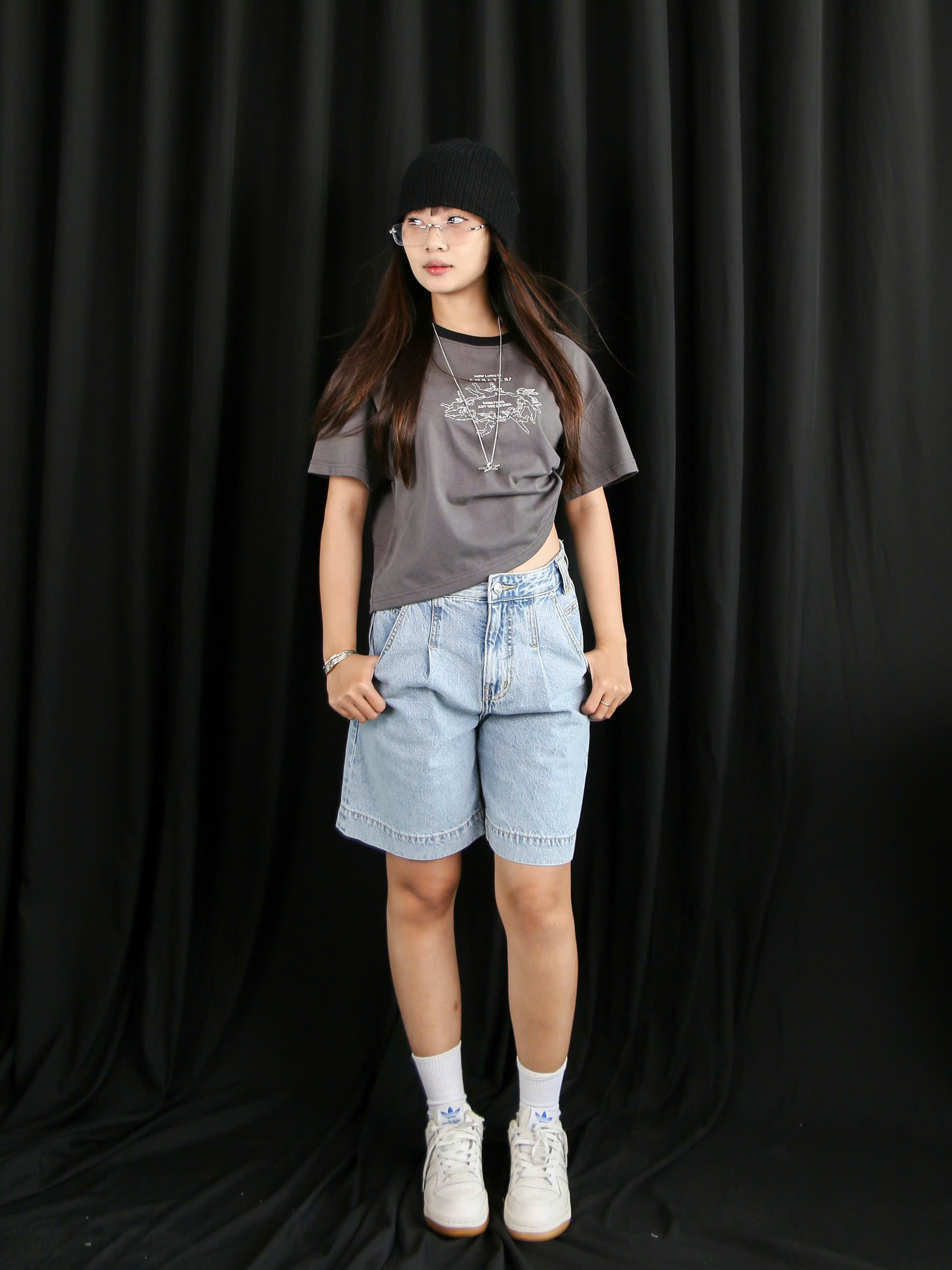 A27951 - A thun crop rút lai 1704 thêu Forev