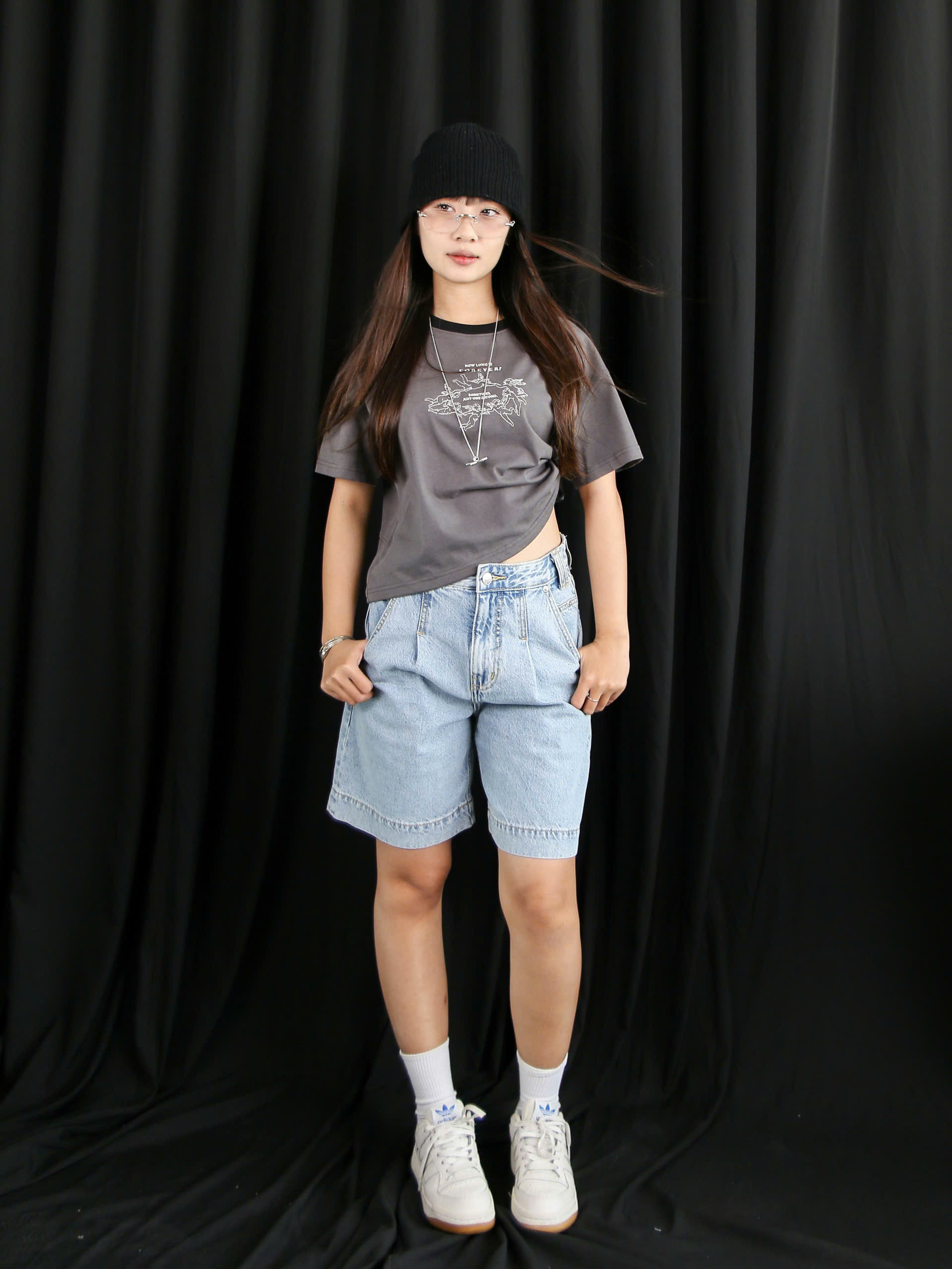A27951 - A thun crop rút lai 1704 thêu Forev