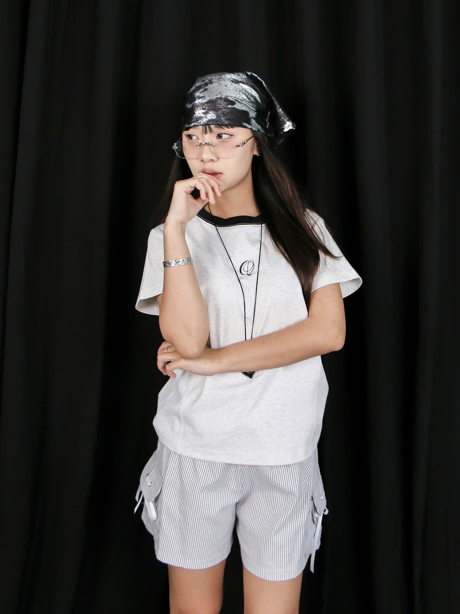 A27955 - A thun form gọn phối cổ in Q