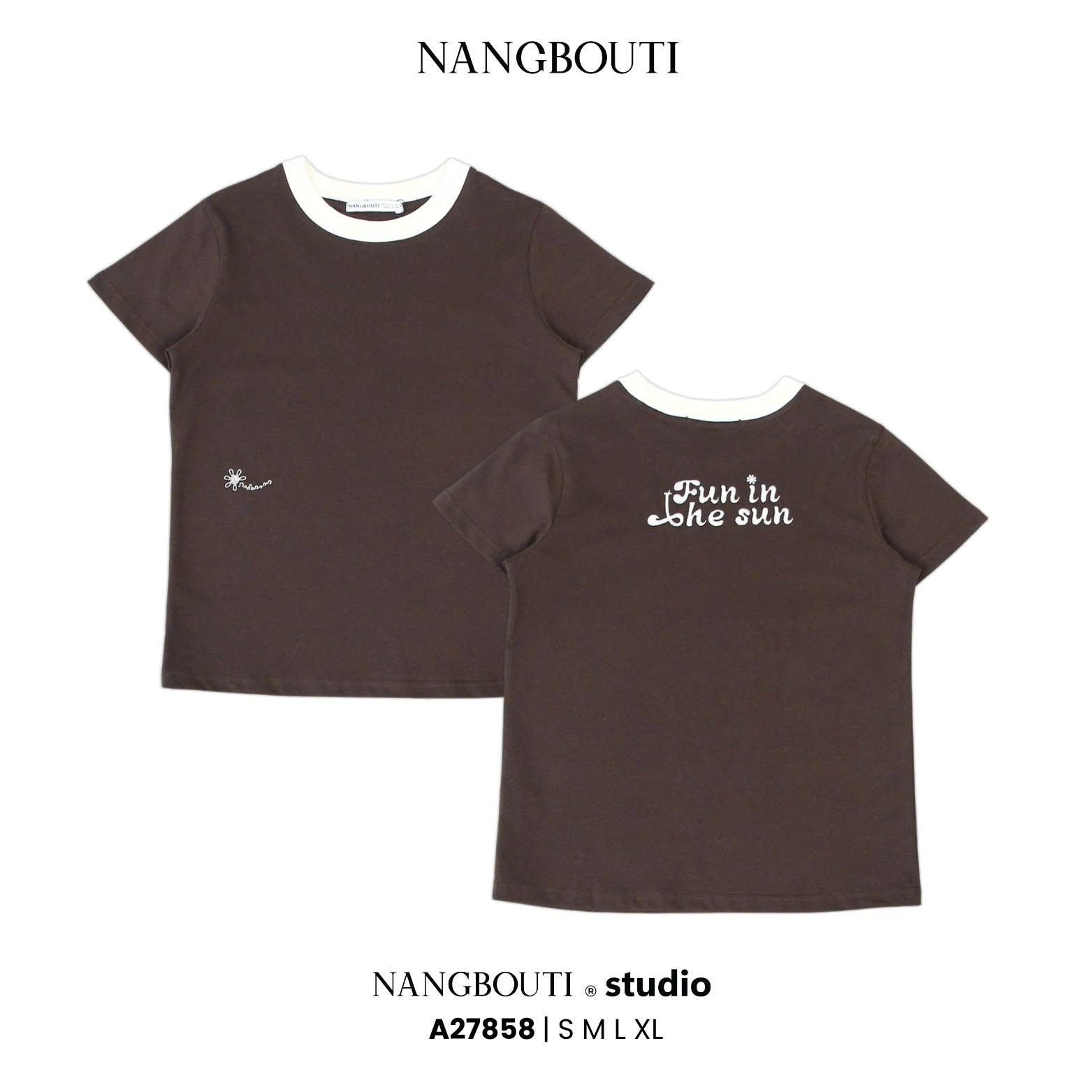 A27858 - A thun form gọn thêu The sun