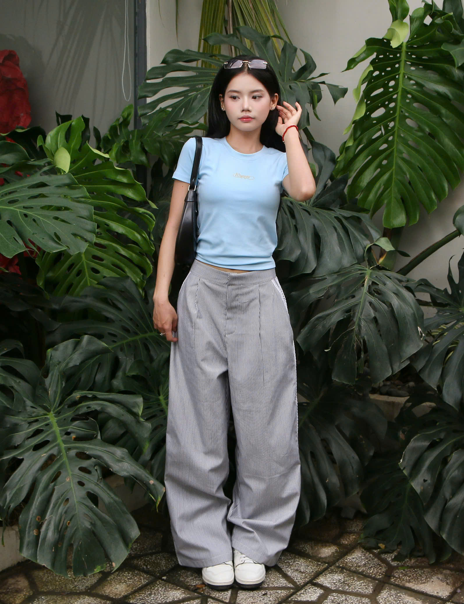 A28210 - A thun form gọn TN cổ tròn