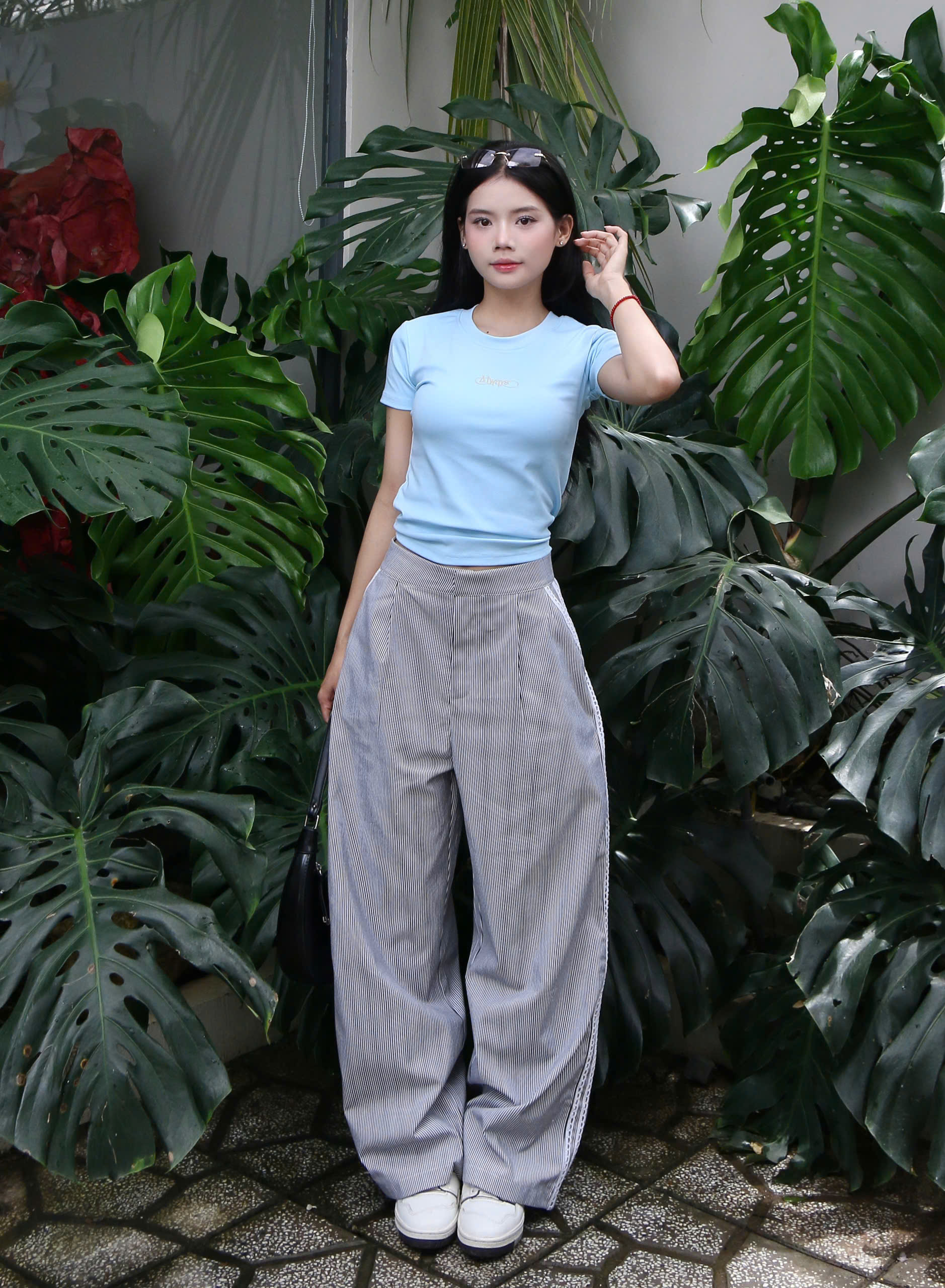 A28210 - A thun form gọn TN cổ tròn