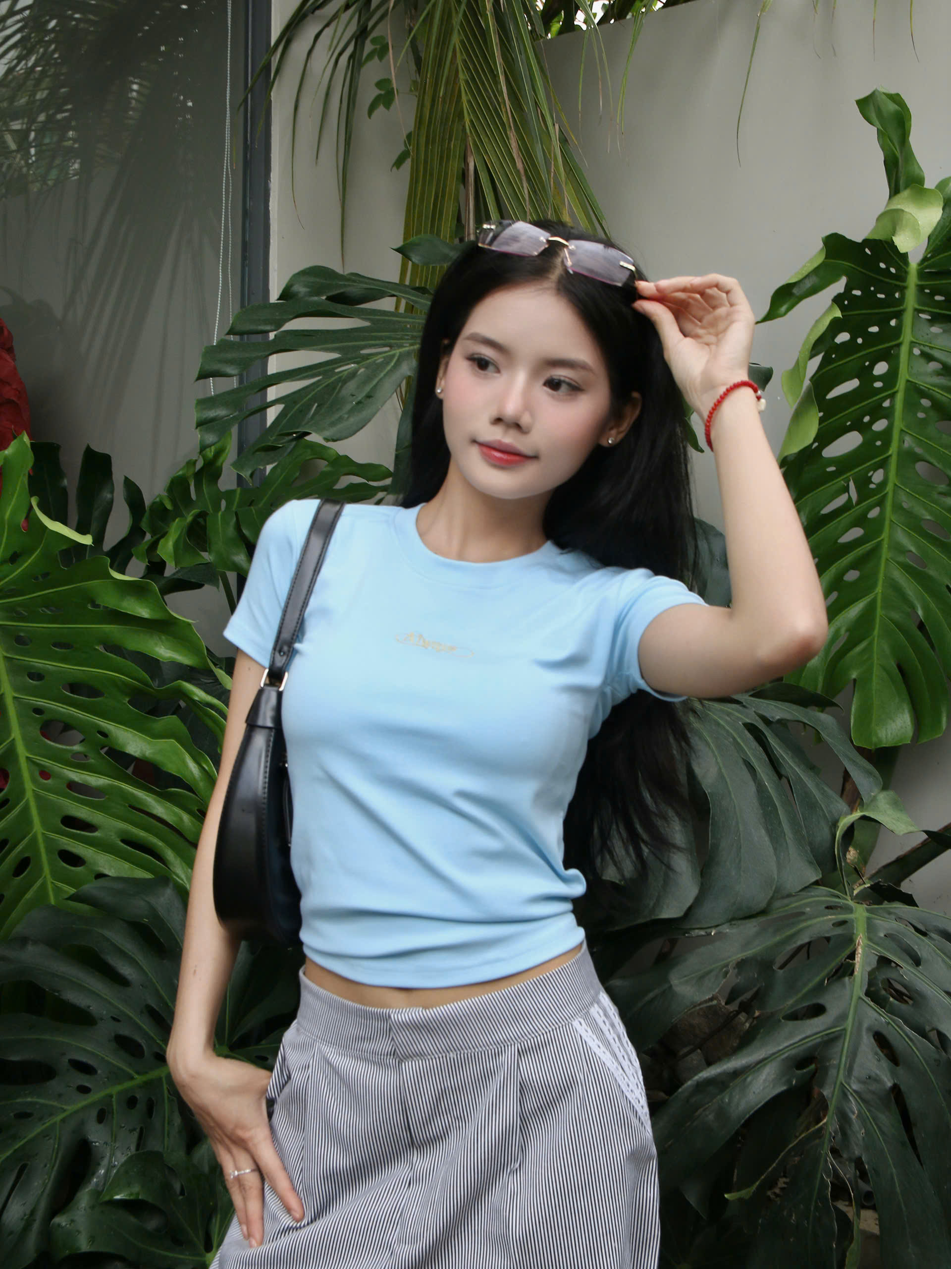 A28210 - A thun form gọn TN cổ tròn