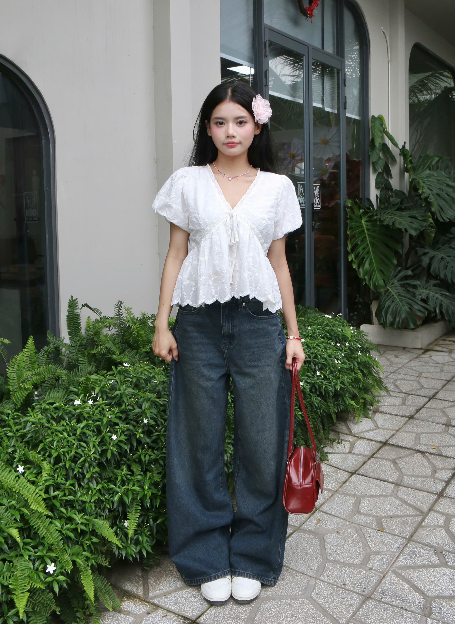 Q8525 - Q culottes J wash râu mèo