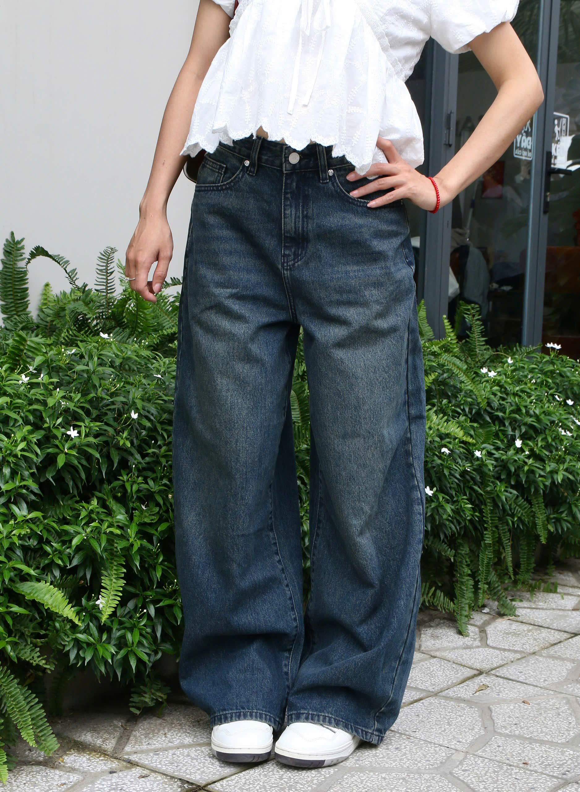 Q8525 - Q culottes J wash râu mèo