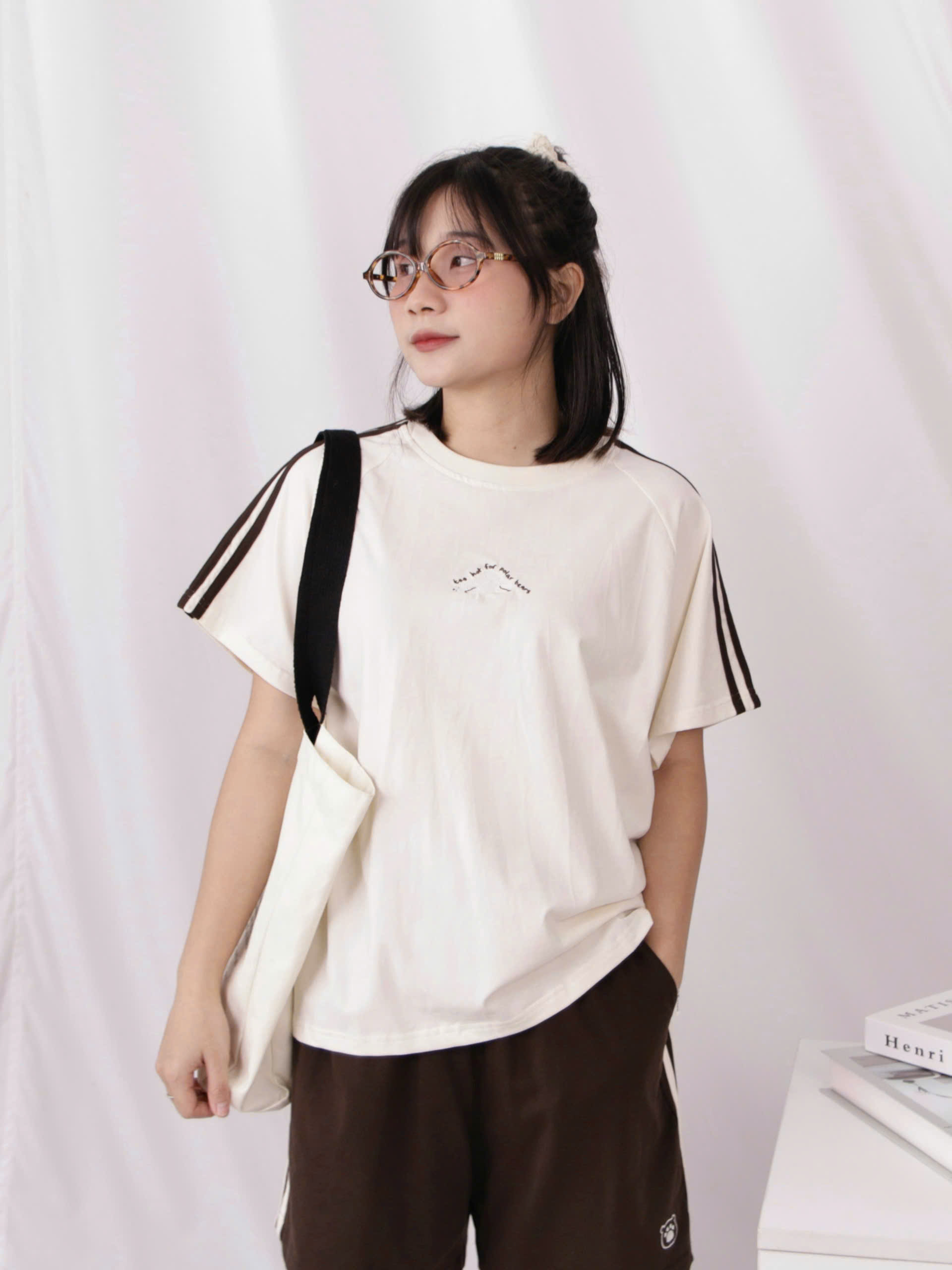 SE1431 - SE 2 món thun thêu gấu kèm quần
