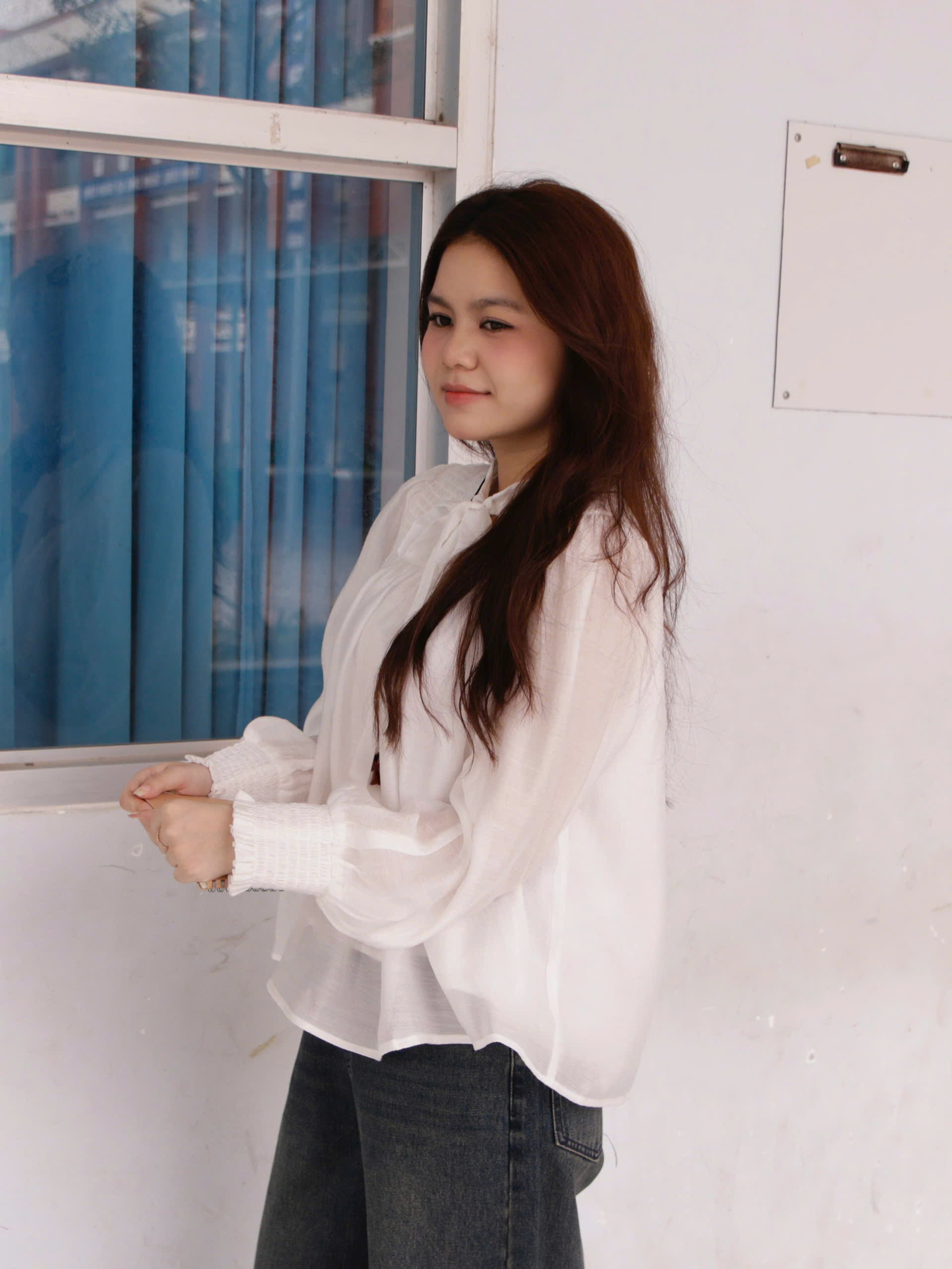 A28126 - A kiểu TD smocking buộc nơ