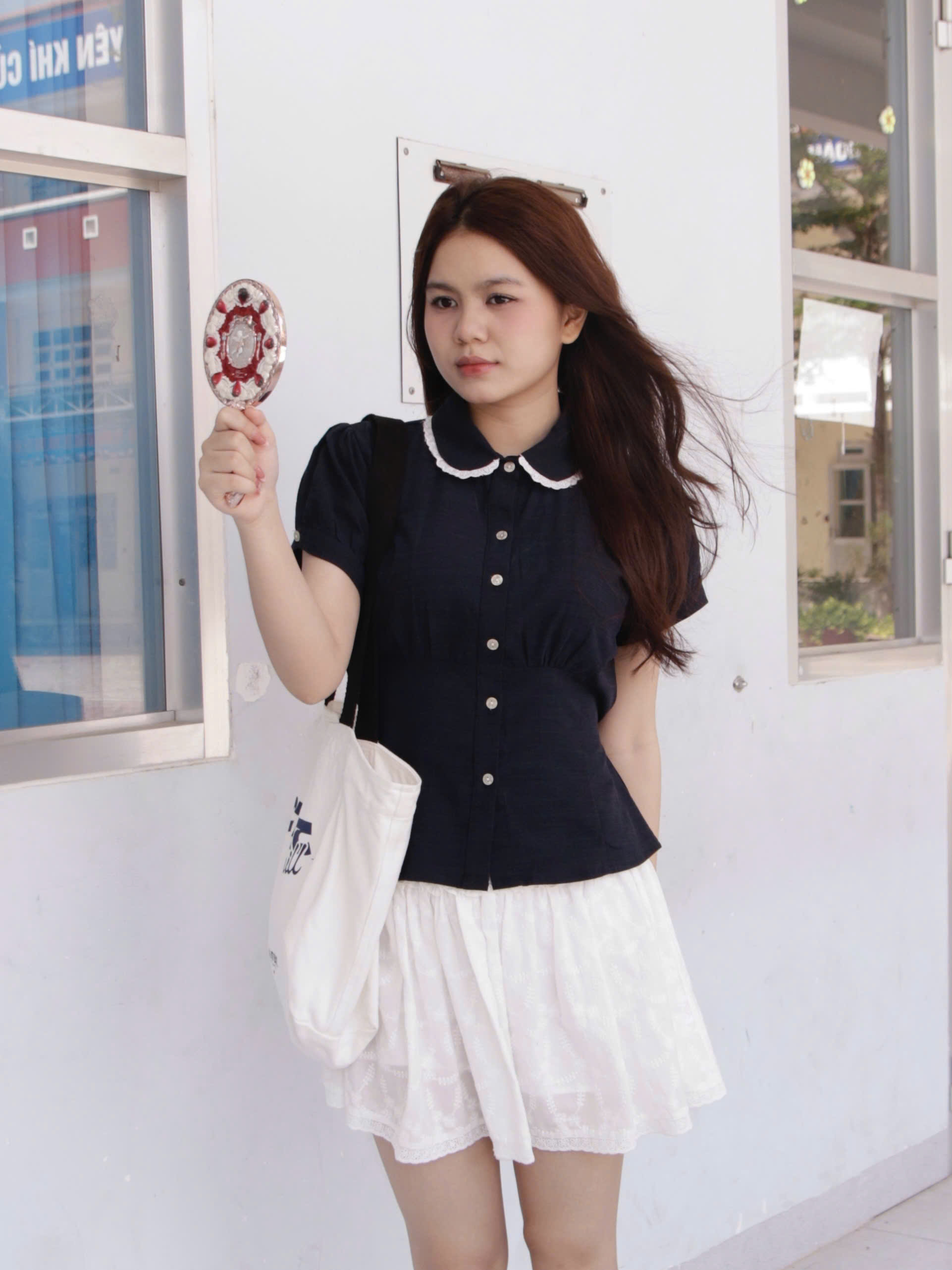A27856 - A kiểu TN dún ngực rã dọc