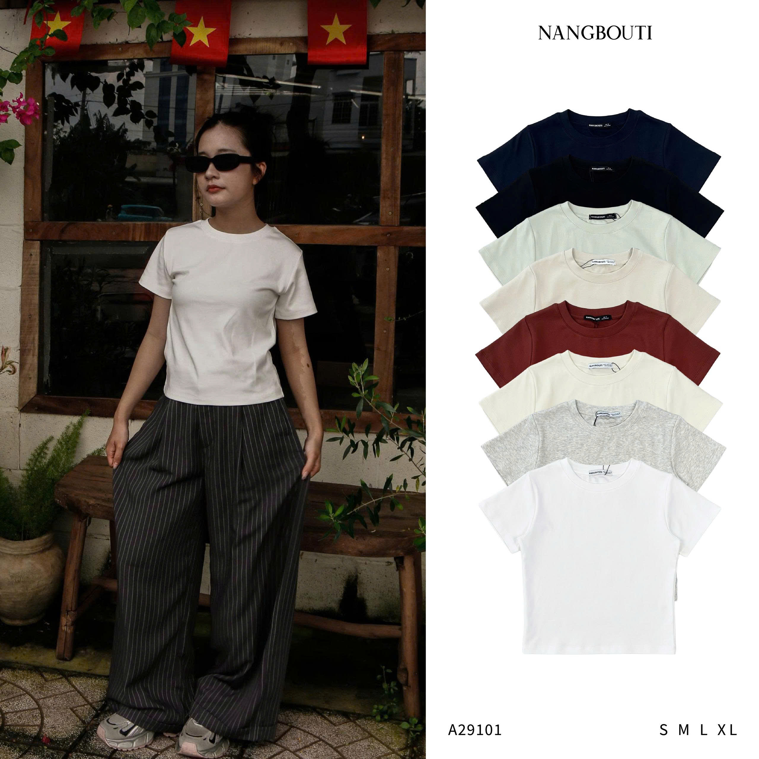 A29101 - A thun trơn form gọn