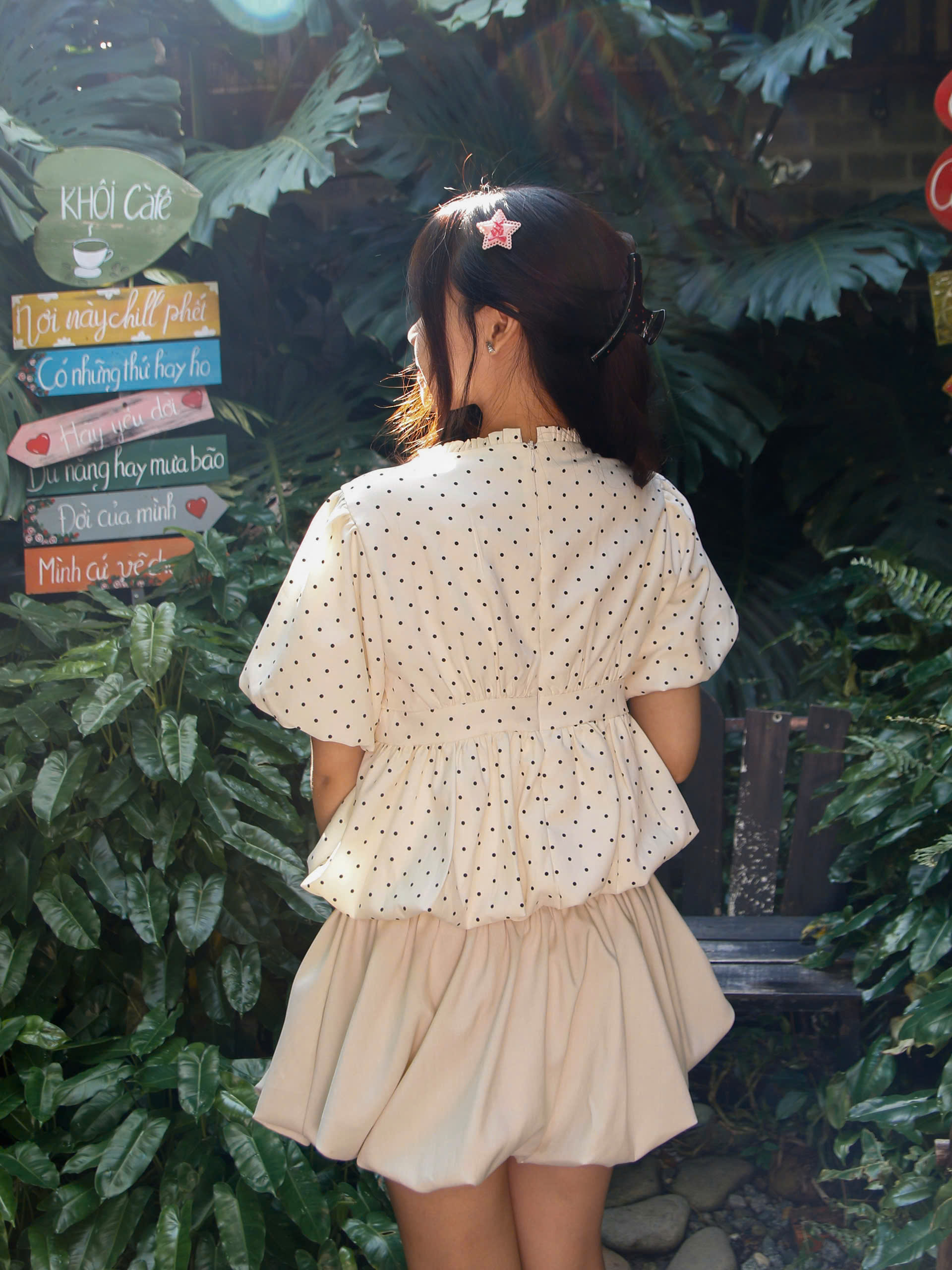 A28957 - A bí tay búp cổ bèo đính nơ