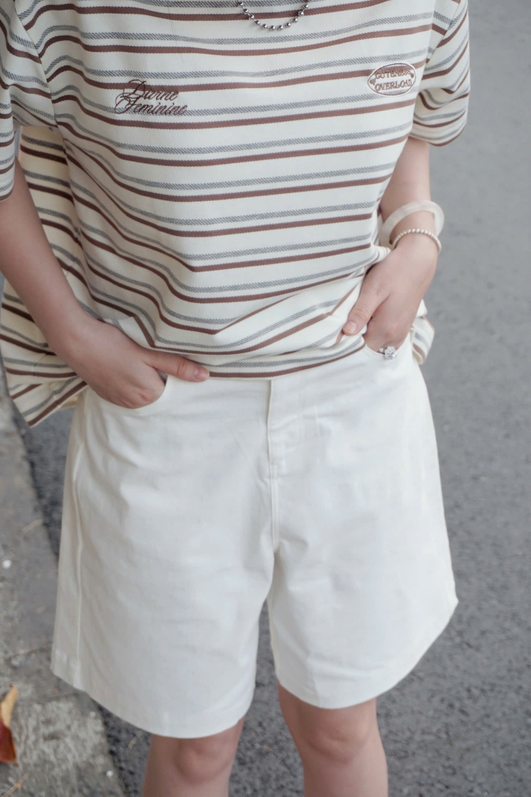 S3598 - S kaki túi con phối