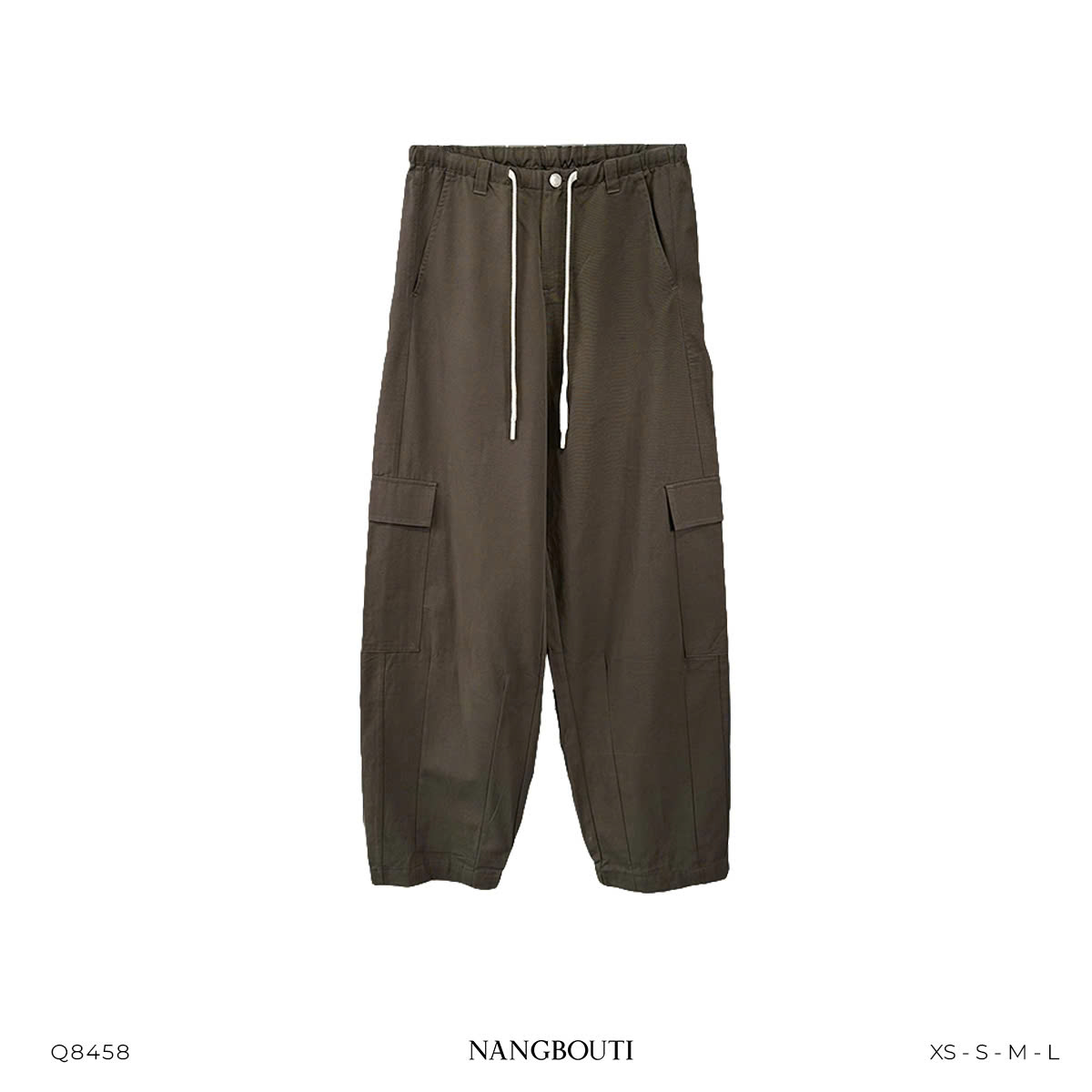 Q8458 - Q kaki cargo túi hộp