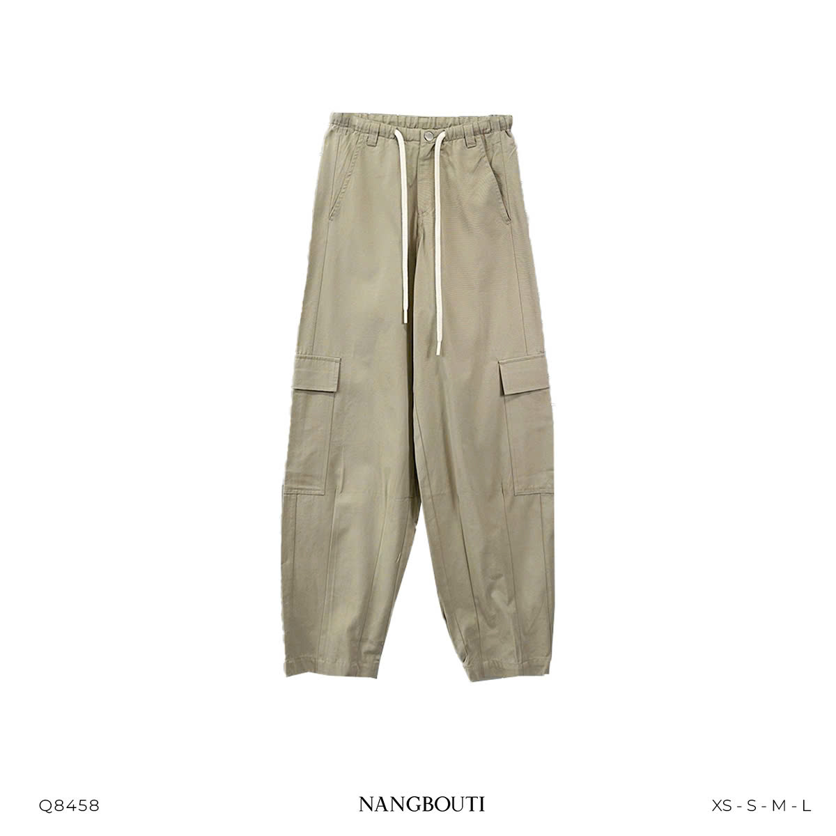 Q8458 - Q kaki cargo túi hộp