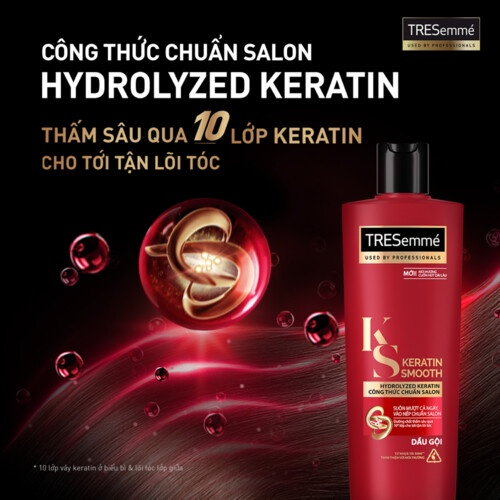 Dầu gội Keratin Smooth