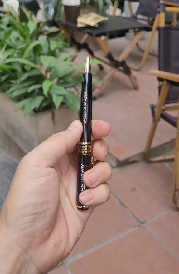 Bút ký khắc tên CHIPLIFE PX025 - dạng xoay viền tổ ong ngòi 0.7mm mực xanh