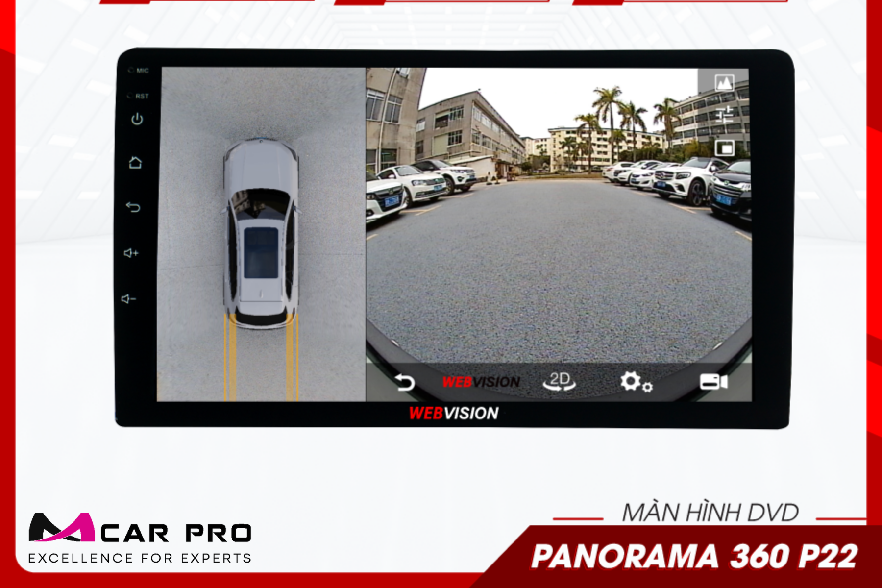 Màn hình Android Webvision Panorama 360 P22