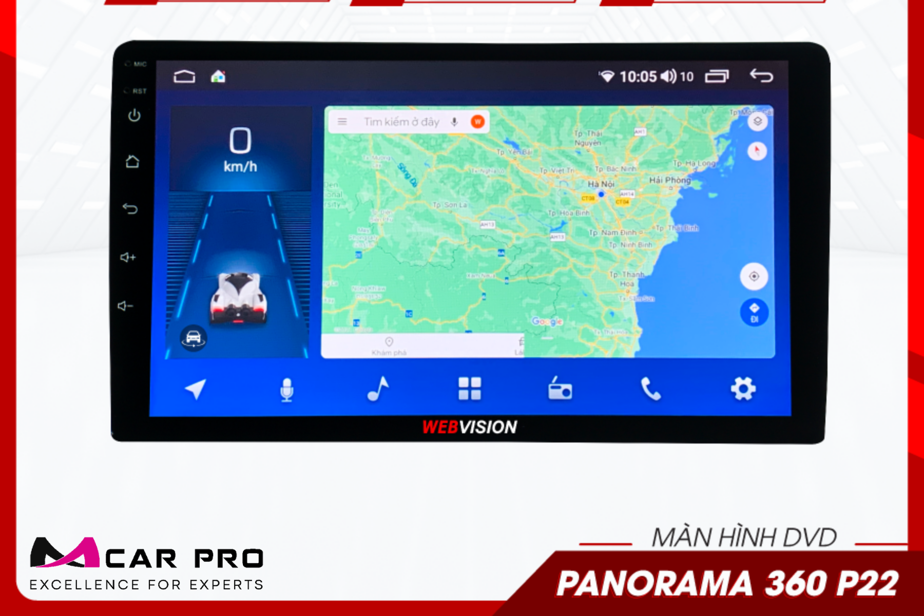 Màn hình Android Webvision Panorama 360 P22
