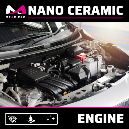 Phủ Ceramic Pro khoang máy