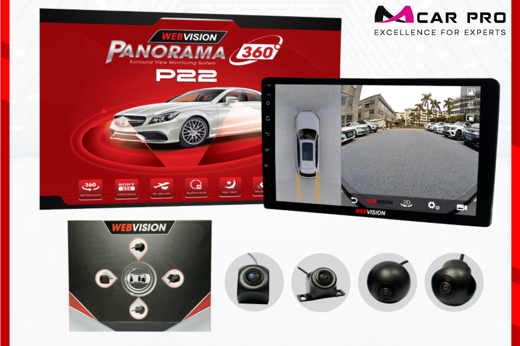 Màn hình Android Webvision Panorama 360 P22