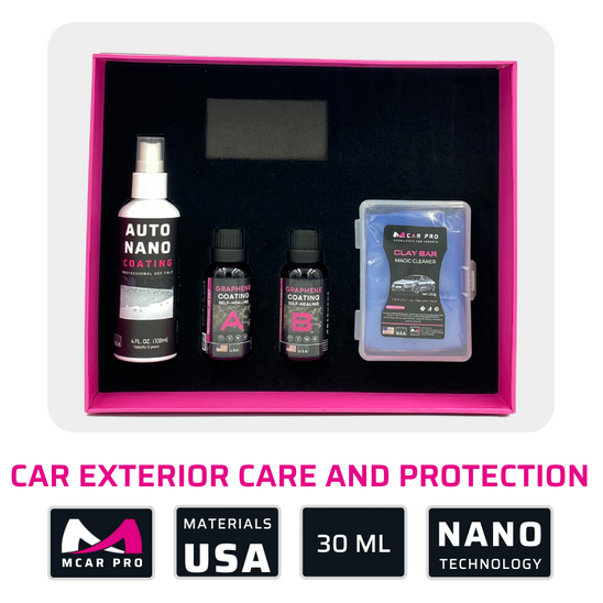 Bộ Sản Phẩm phủ gốm Ceramic  Bảo Vệ sơn và Ngoại Thất xe ô tô - Car Exterior Care And Protection