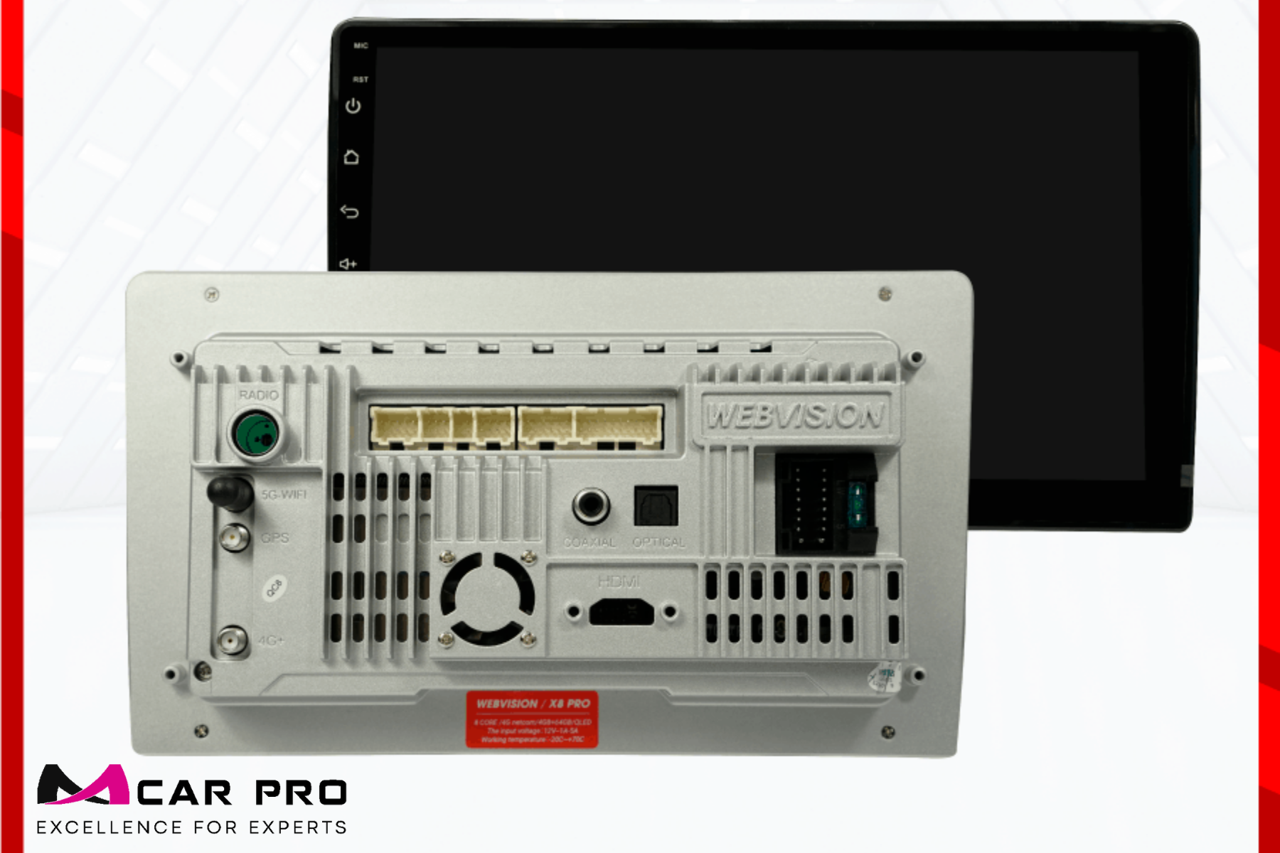 Màn hình android Webvision X8 Pro