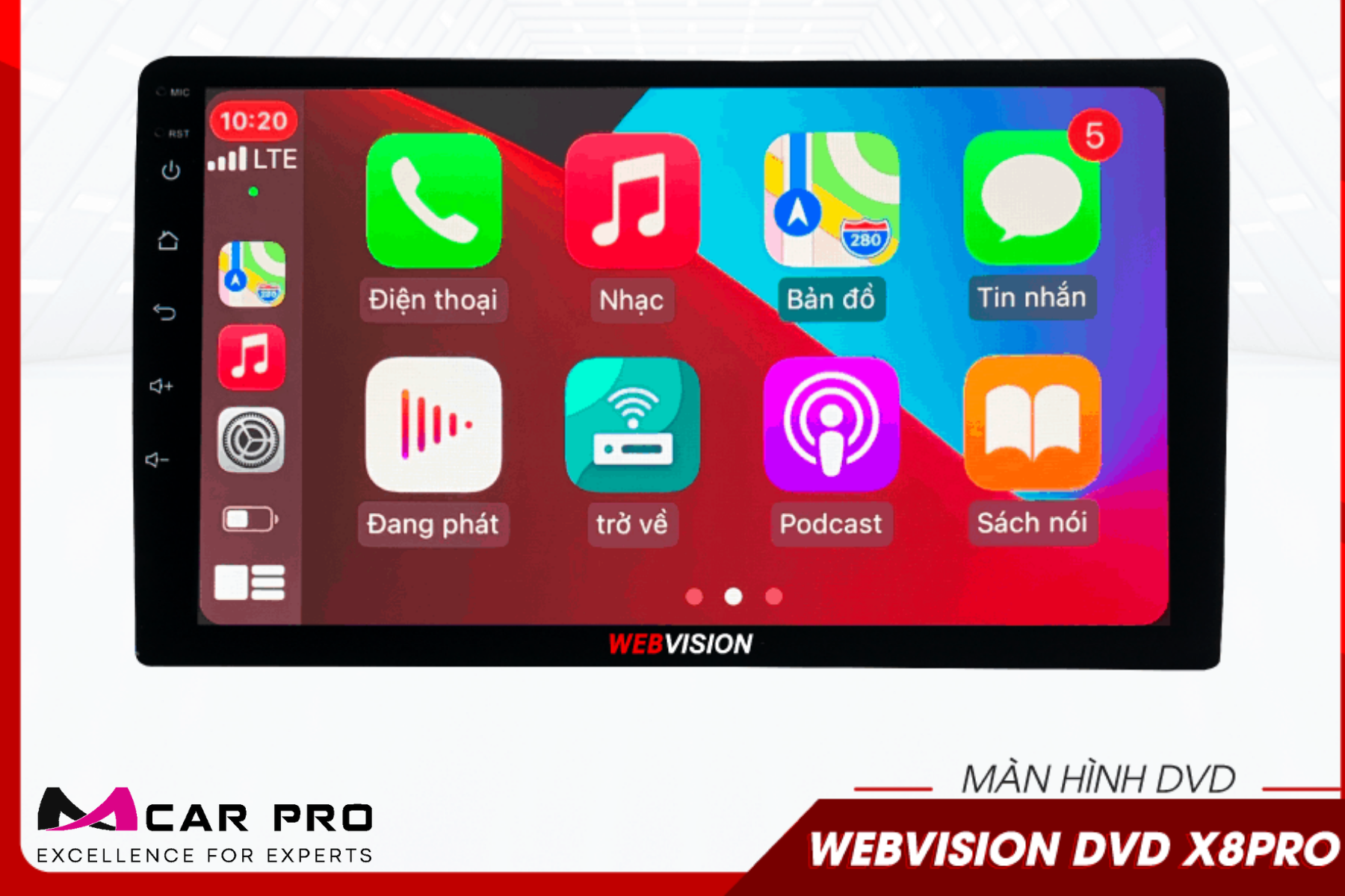 Màn hình android Webvision X8 Pro