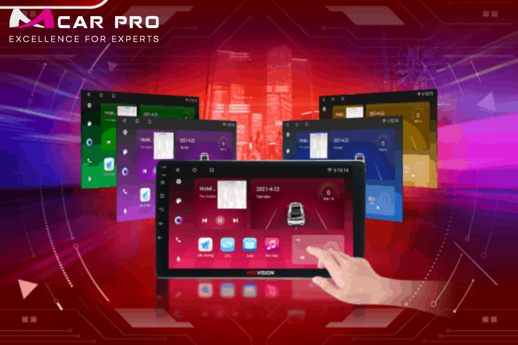 Màn hình android Webvision Panorama X9