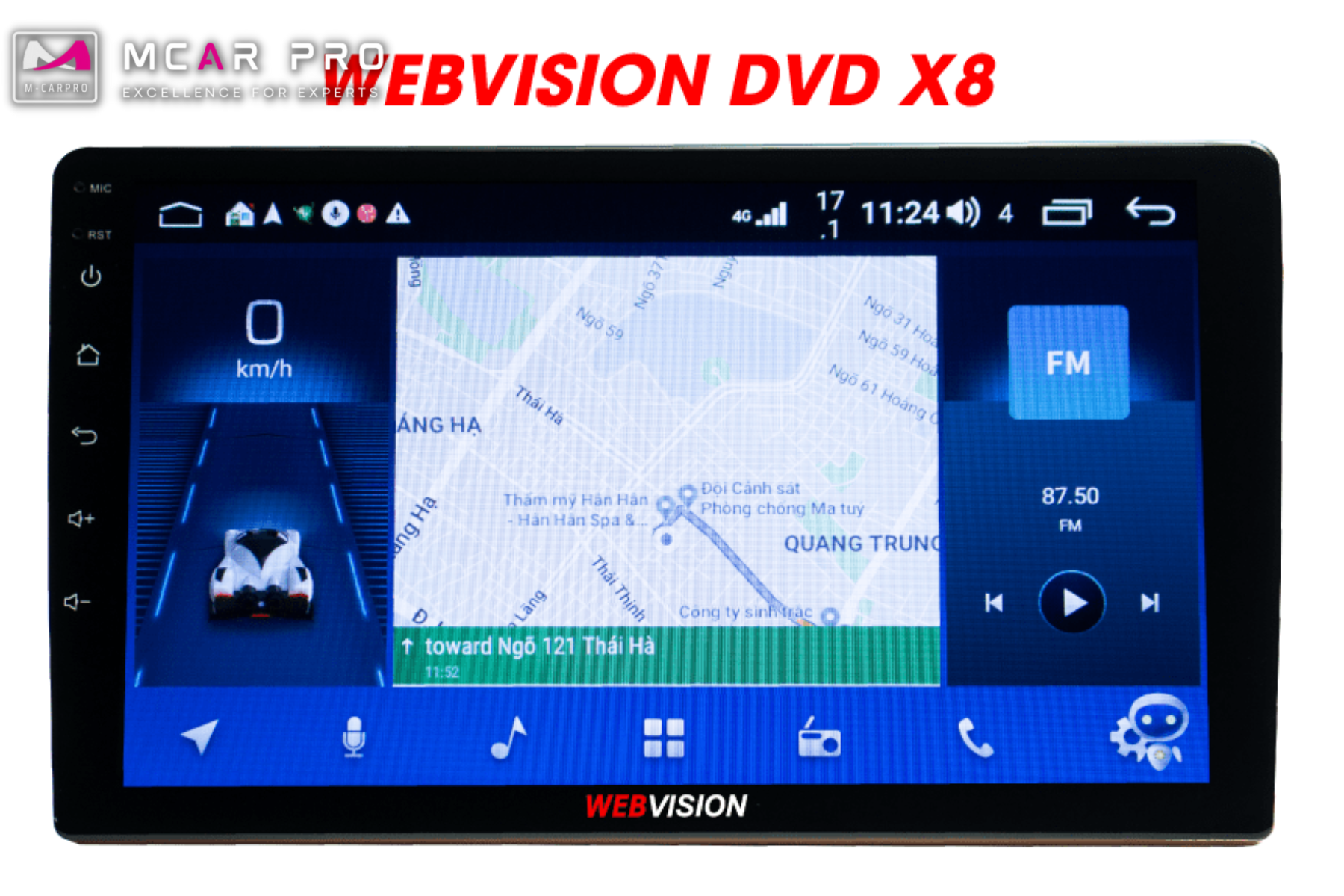 Màn hình Android Webvision X8