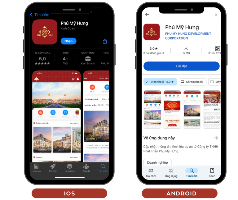 Nhiều tính năng mới hữu ích và tiện lợi cho khách hàng trên ứng dụng App Phú Mỹ Hưng