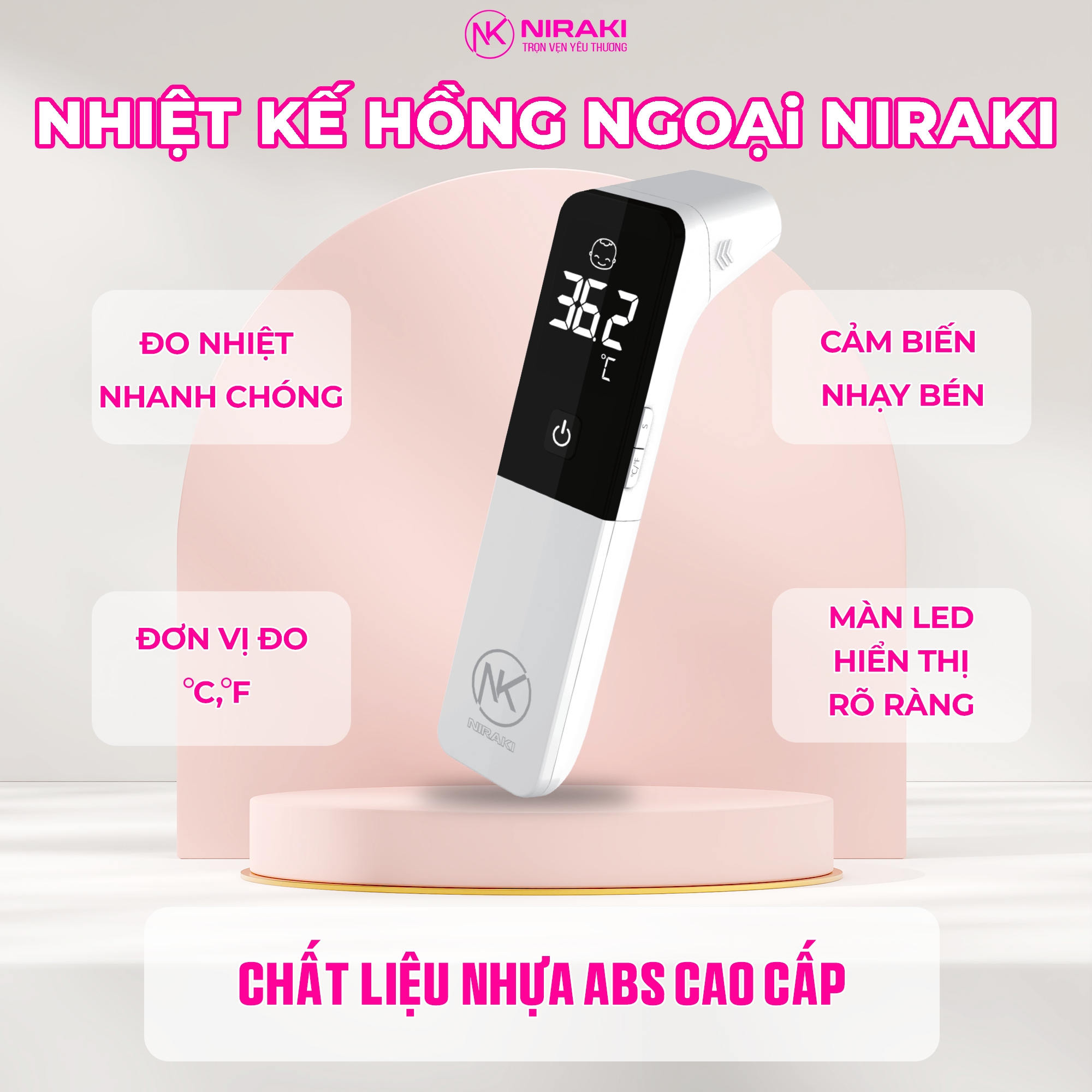 Nhiệt Kế Hồng Ngoại Niraki